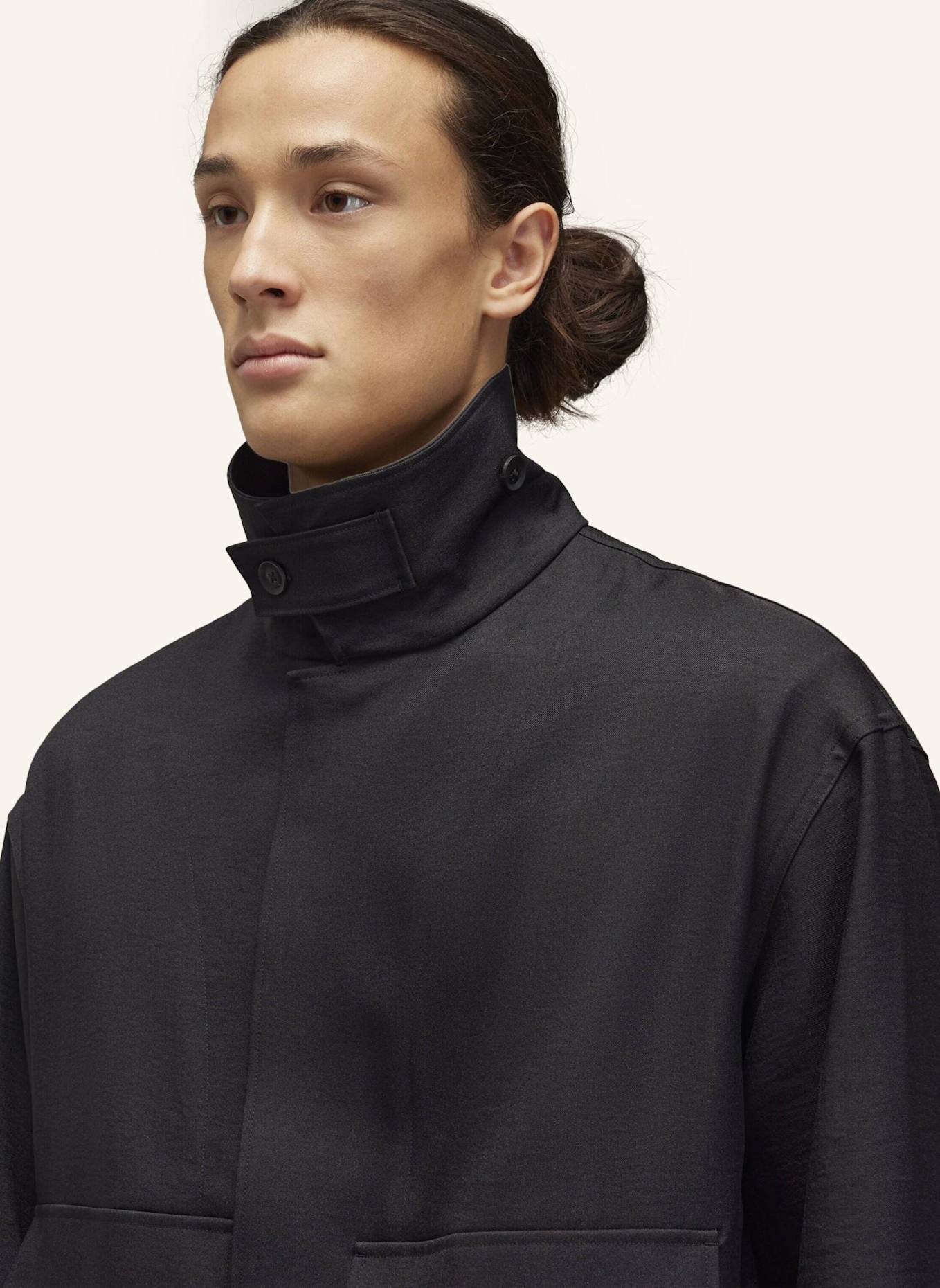 Y-3 Y-3 SPORT UNIFORM COACH JACKE: SCHWARZ