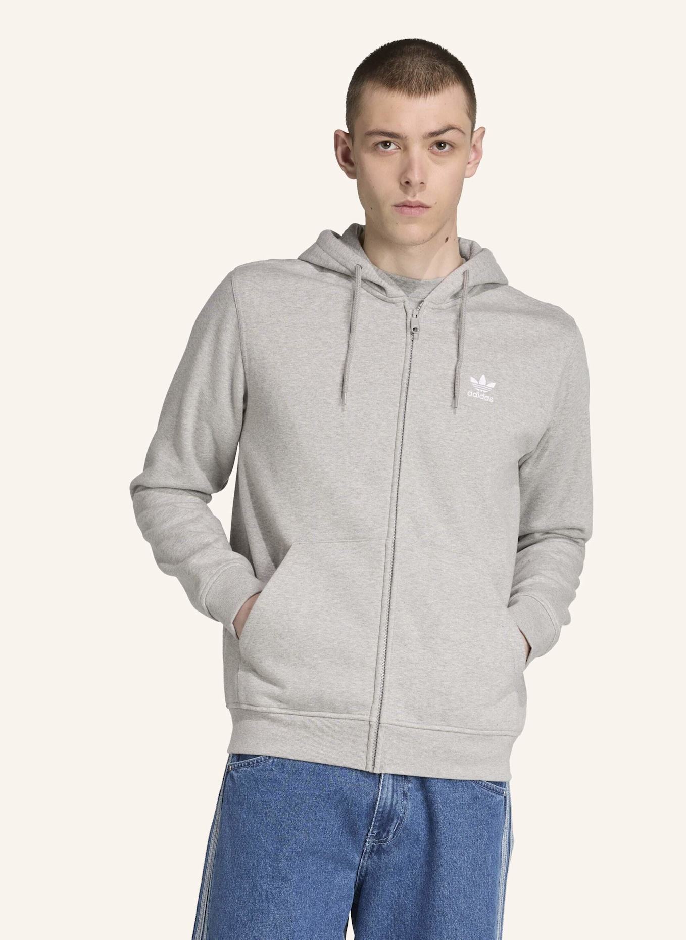 adidas Originals TREFOIL ESSENTIALS KAPUZENJACKE: WEISS