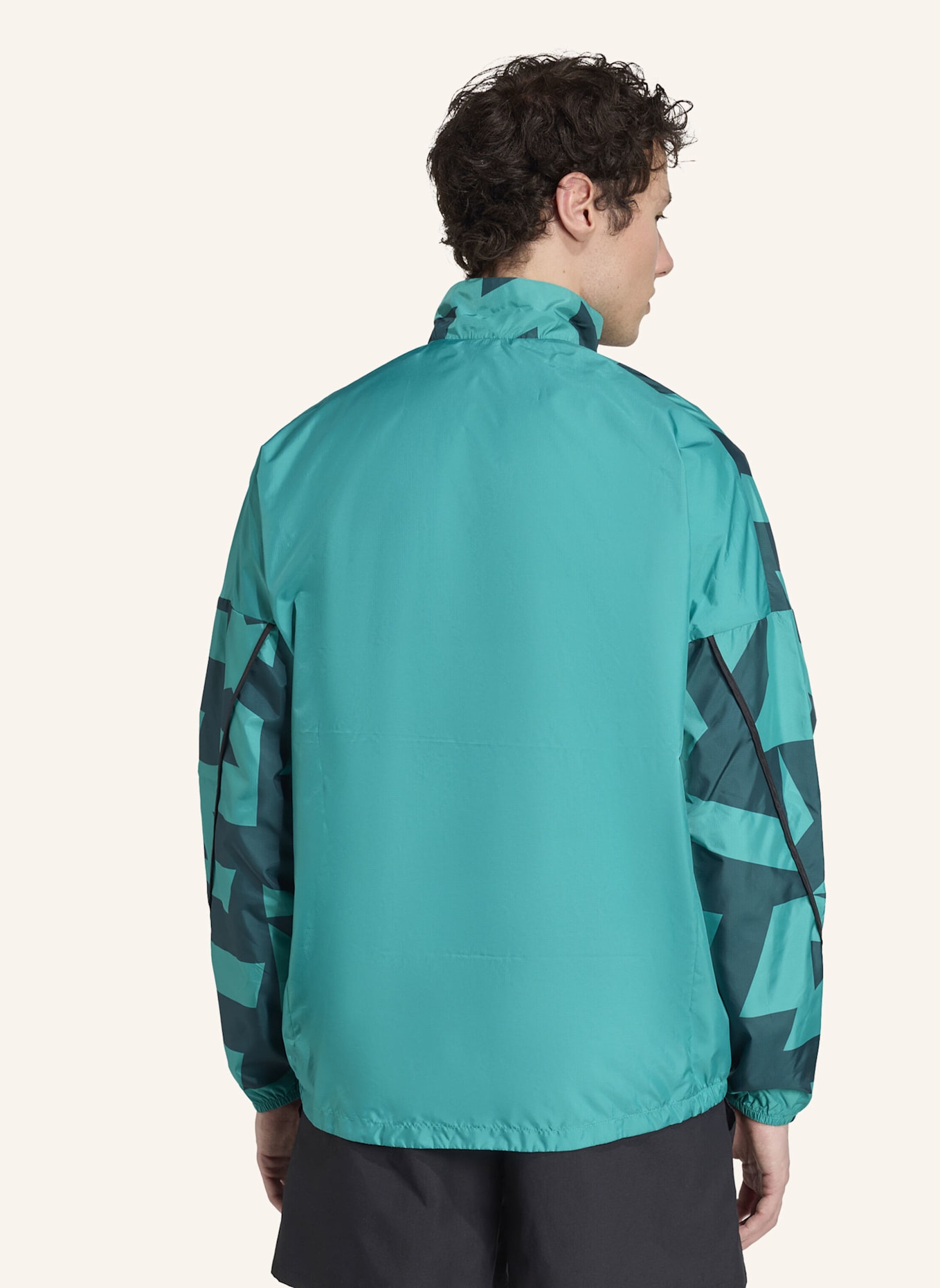 adidas TERREX Windbreaker TERREX MULTI PRINTED: TÜRKIS/ GRÜN