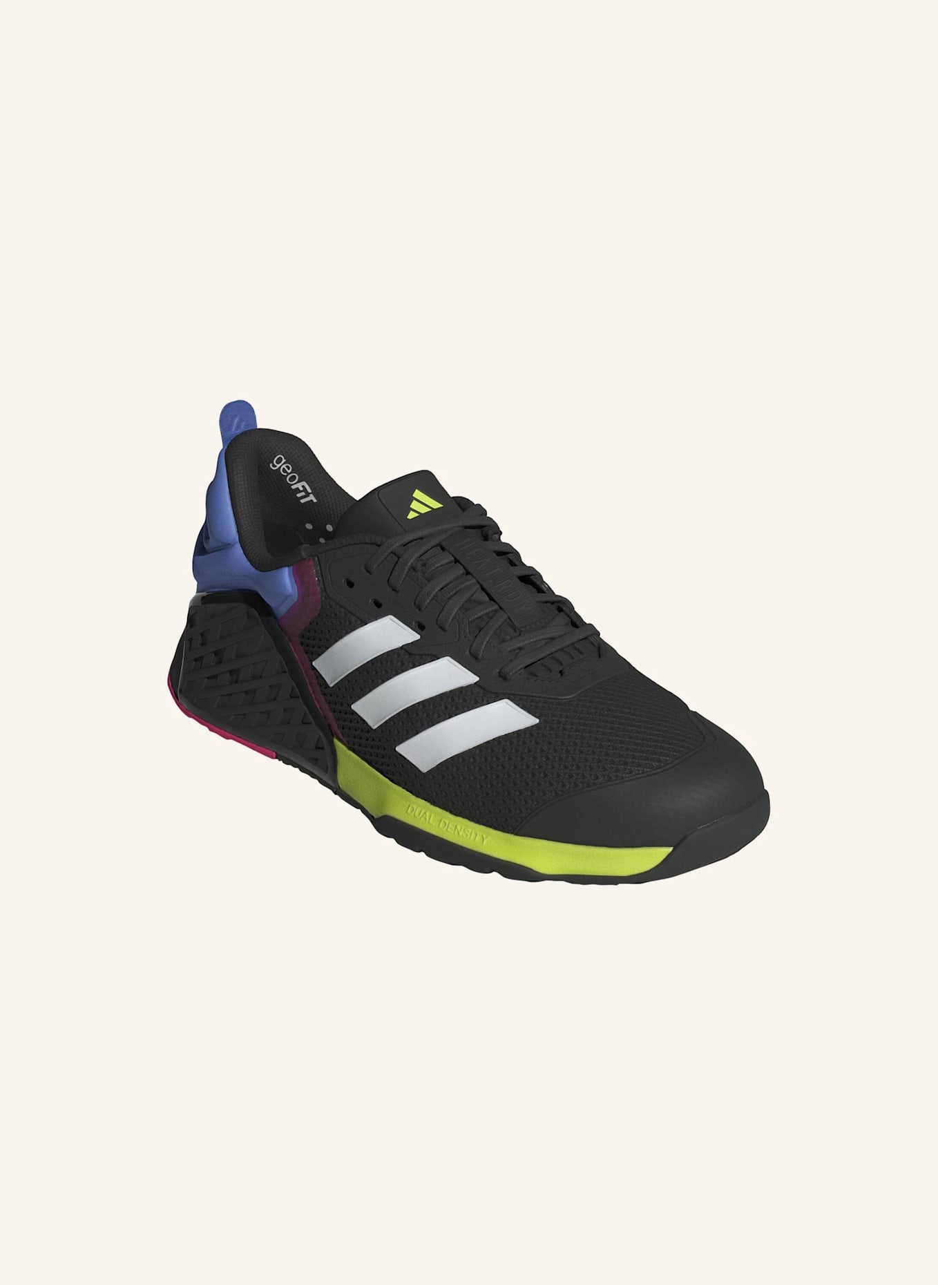 adidas Fitnessschuhe DROPSET 3 TRAINER: SCHWARZ/ WEISS/ GELB