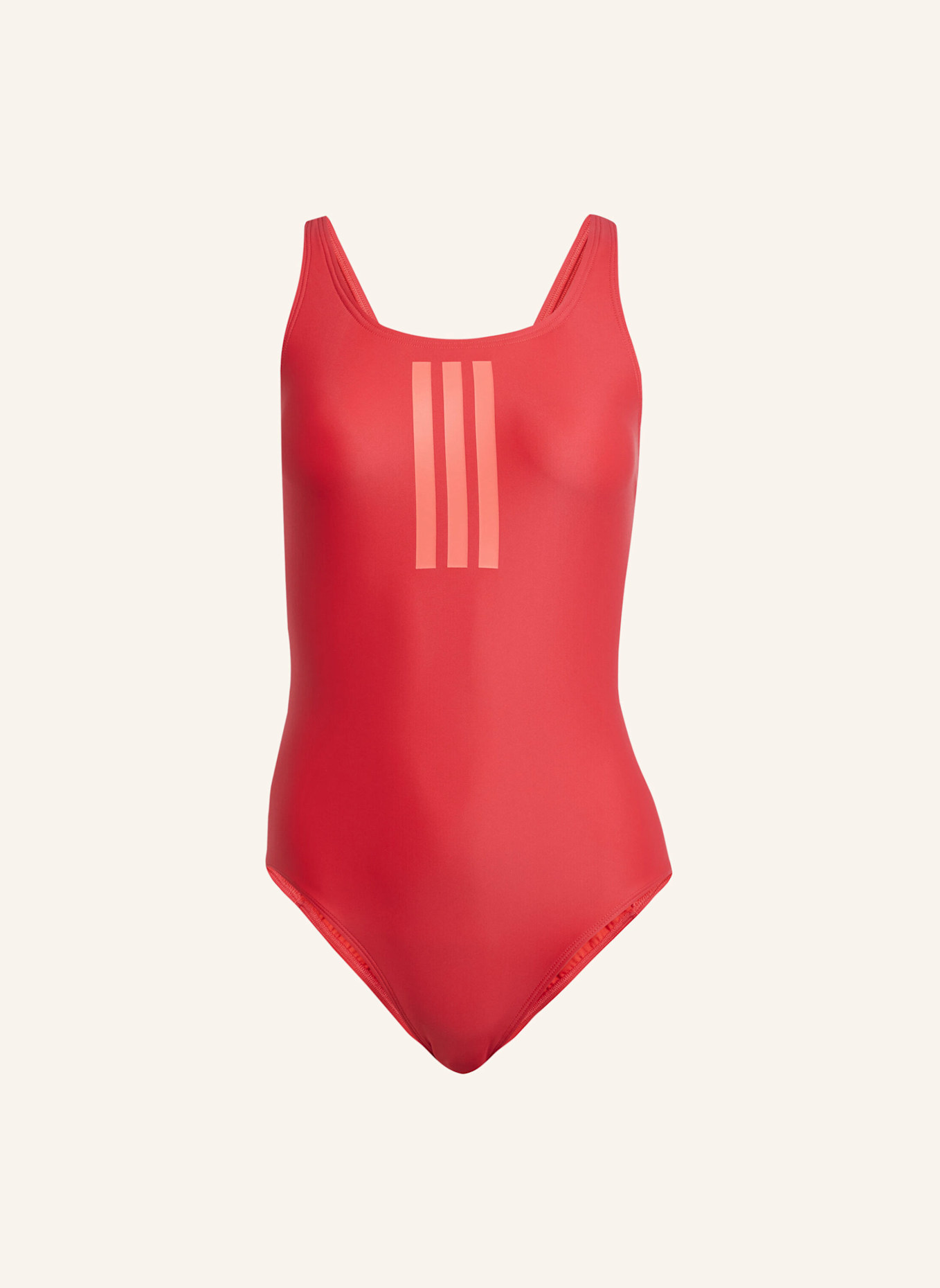 adidas Badeanzug 3-STREIFEN: ROT