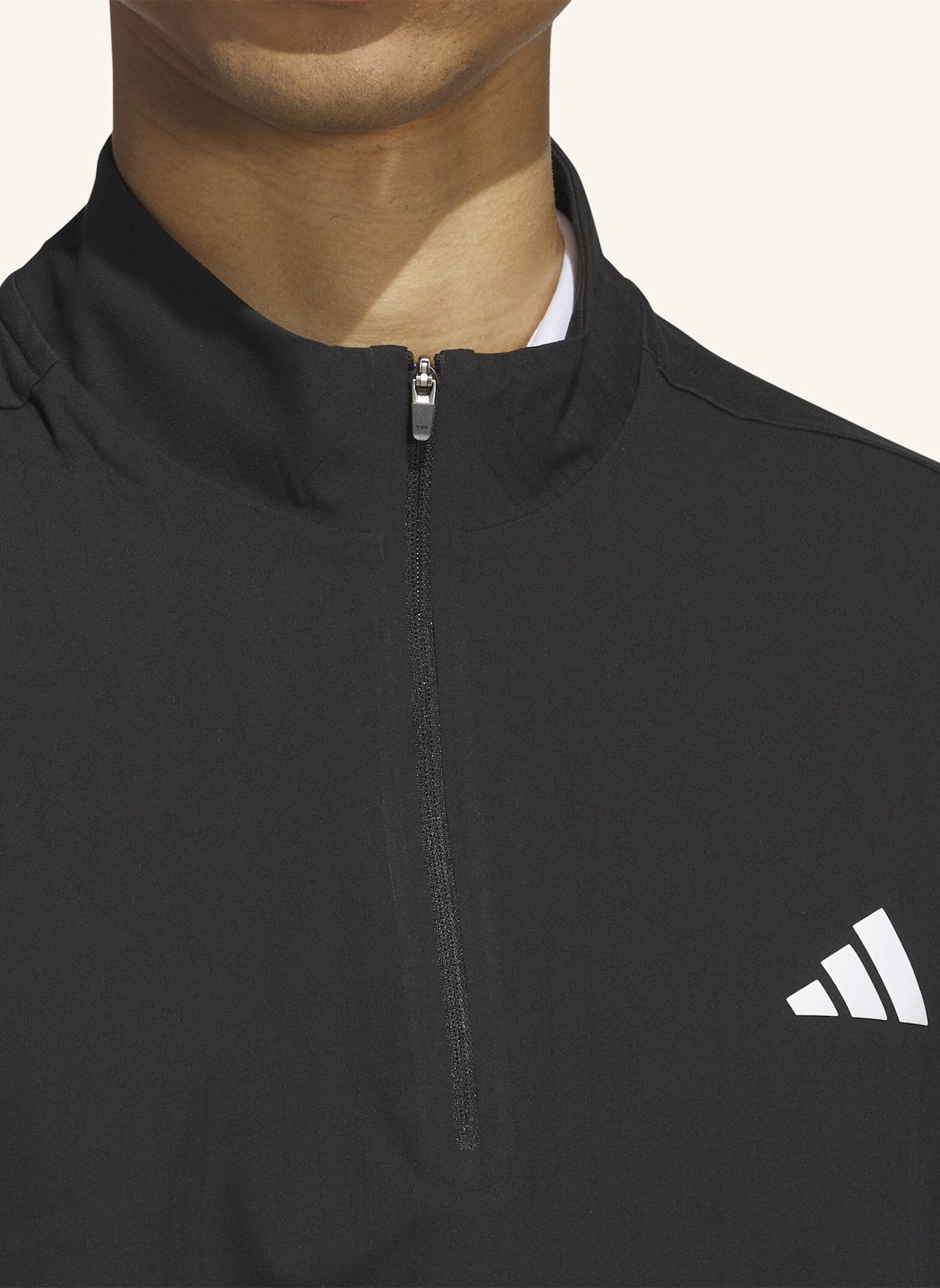 adidas ULTIMATE365 TOUR QUARTER-ZIP PULLOVER: SCHWARZ