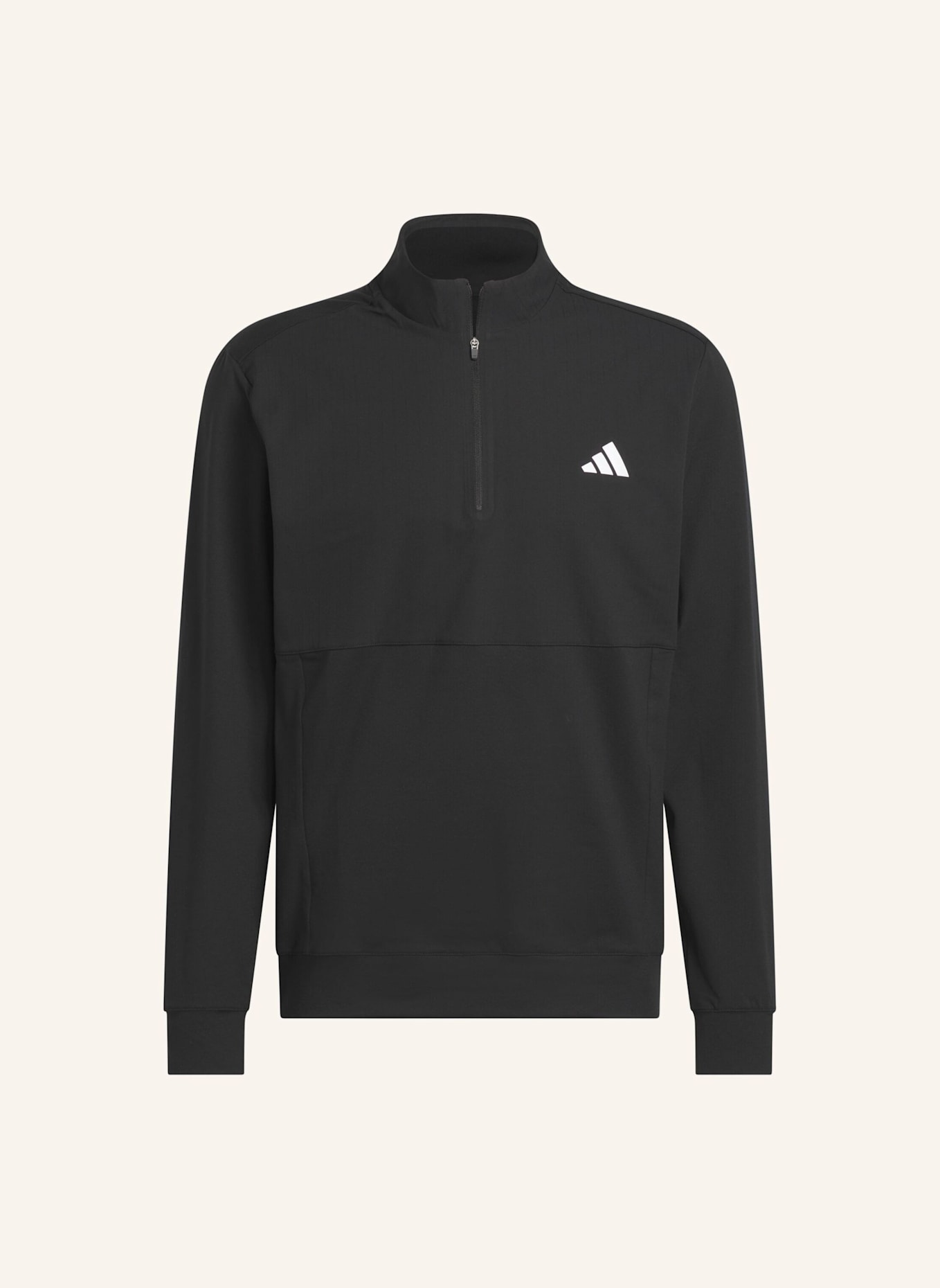 adidas ULTIMATE365 TOUR QUARTER-ZIP PULLOVER: SCHWARZ