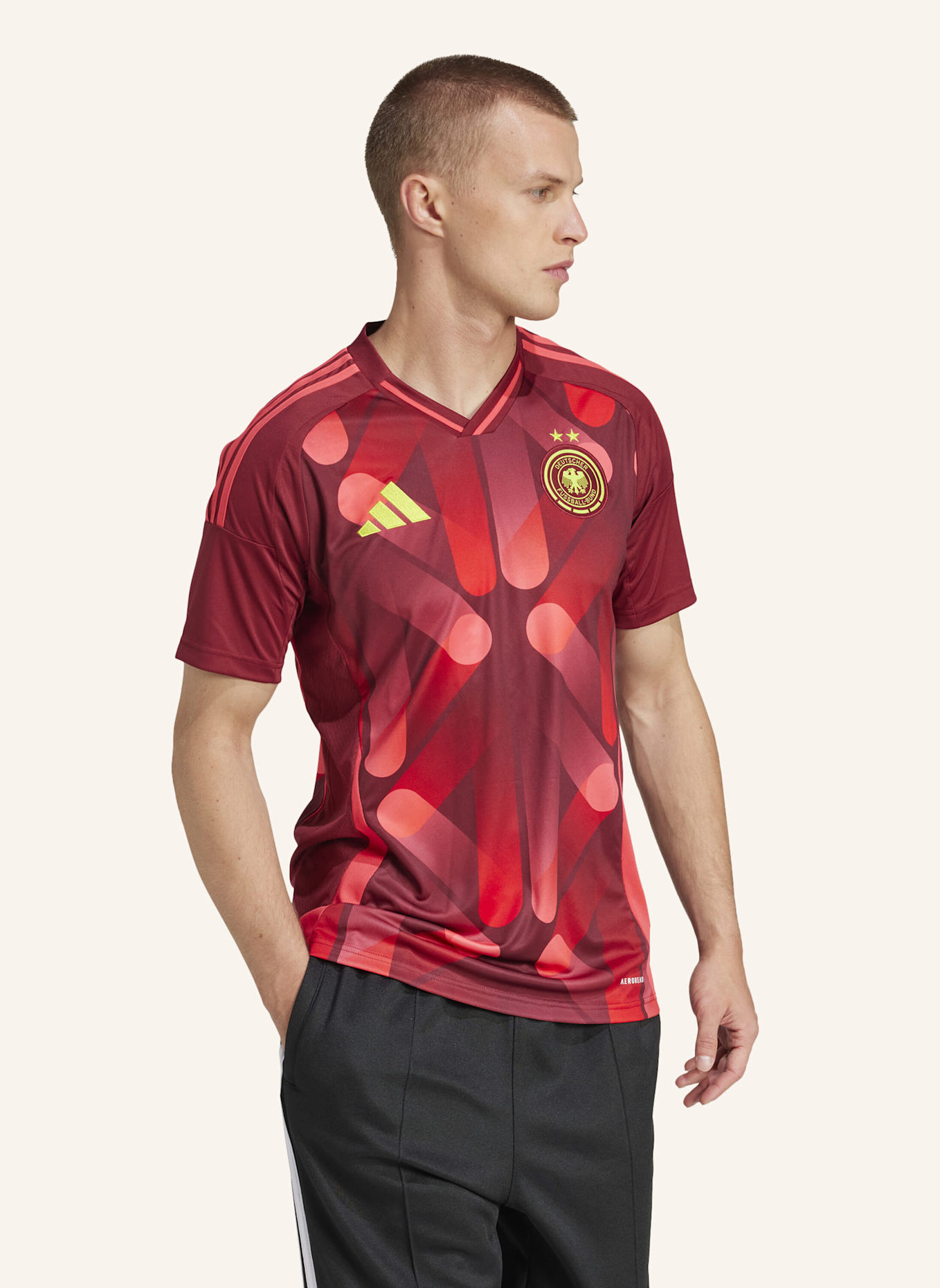 adidas DFB 25 (FRAUENTEAM) AUSWÄRTSTRIKOT: ROT