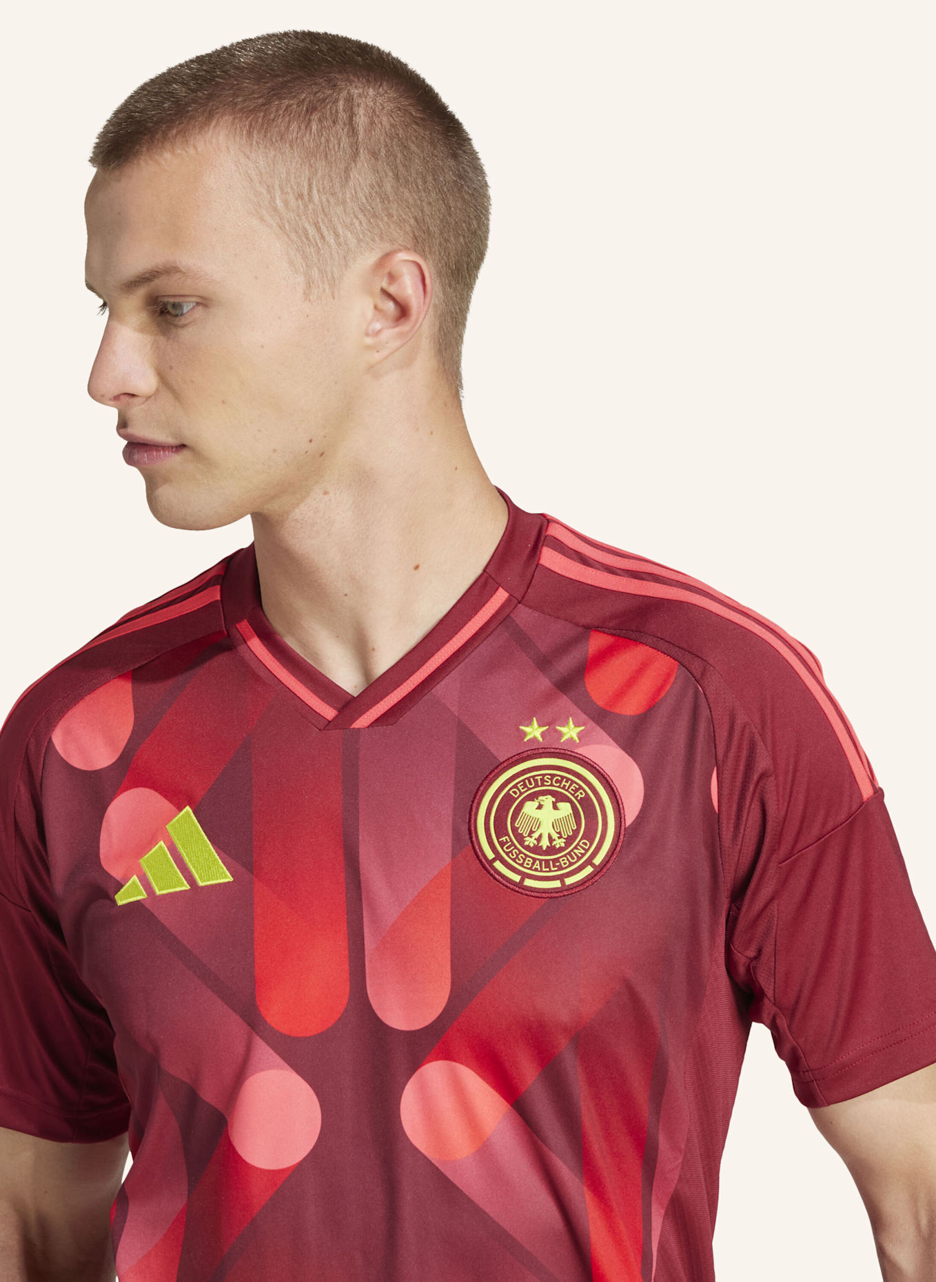 adidas DFB 25 (FRAUENTEAM) AUSWÄRTSTRIKOT: ROT