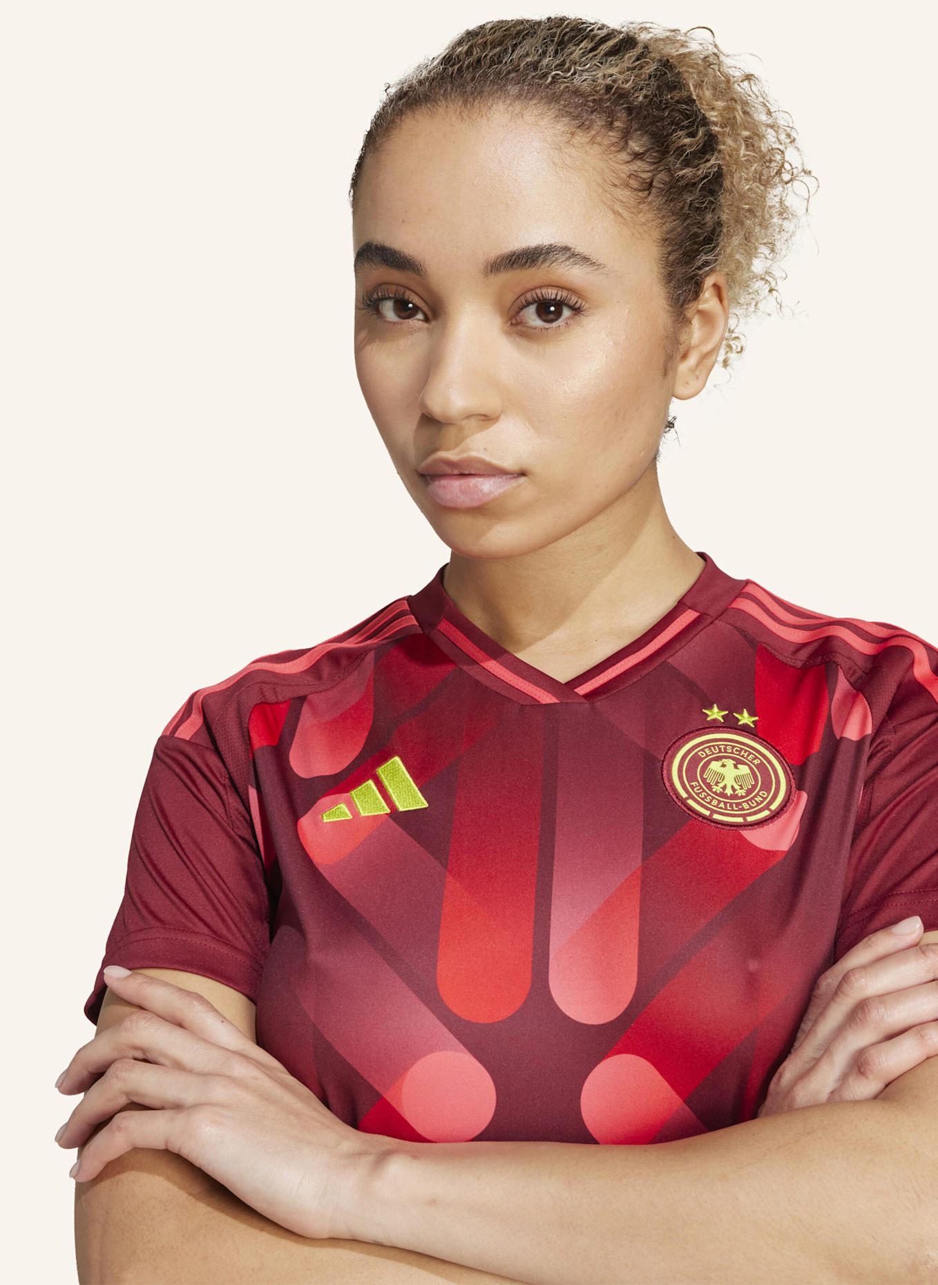 adidas DFB 25 (FRAUENTEAM) AUSWÄRTSTRIKOT: ROT