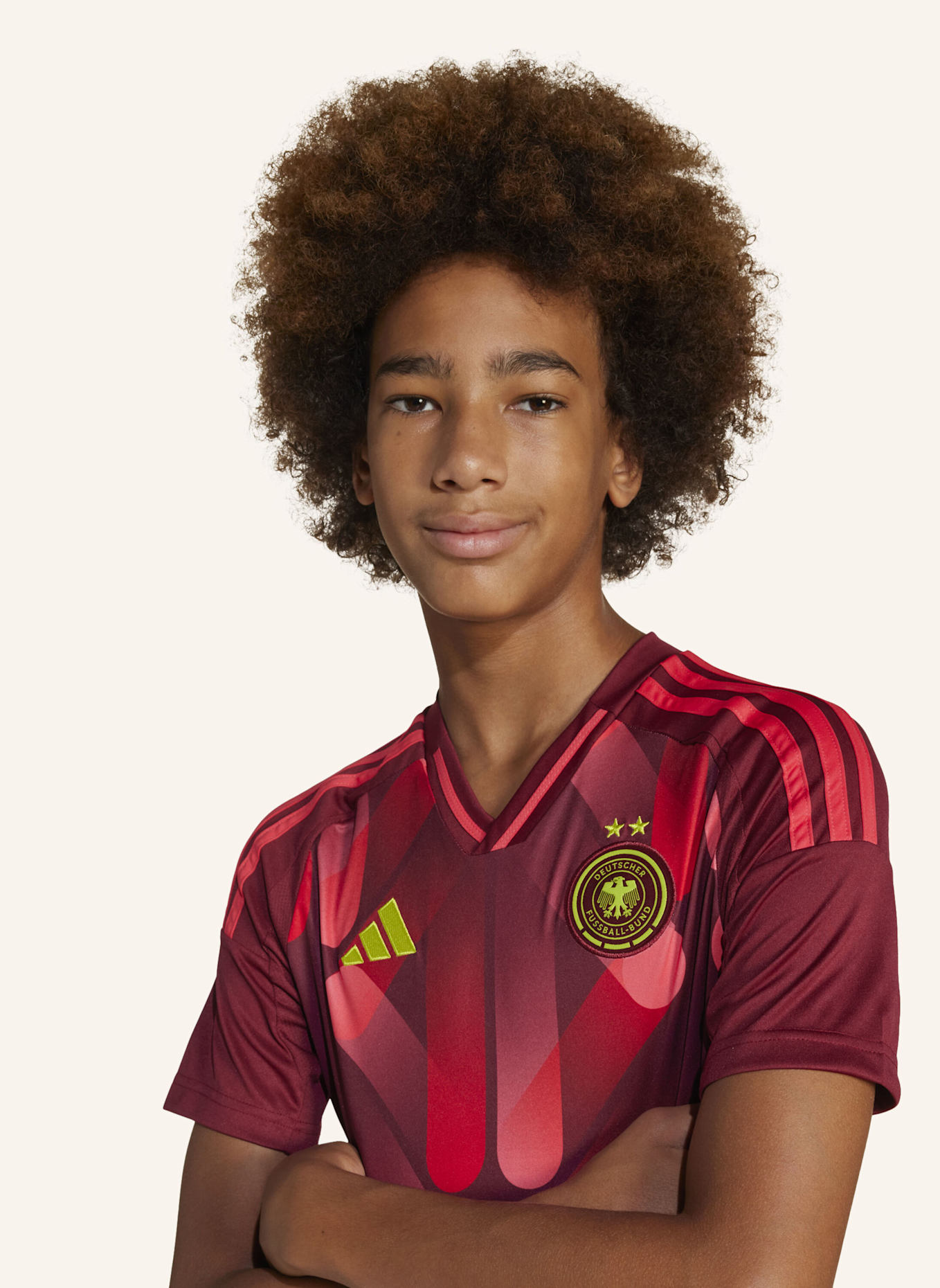 adidas DFB 25 (FRAUENTEAM) AUSWÄRTSTRIKOT: ROT