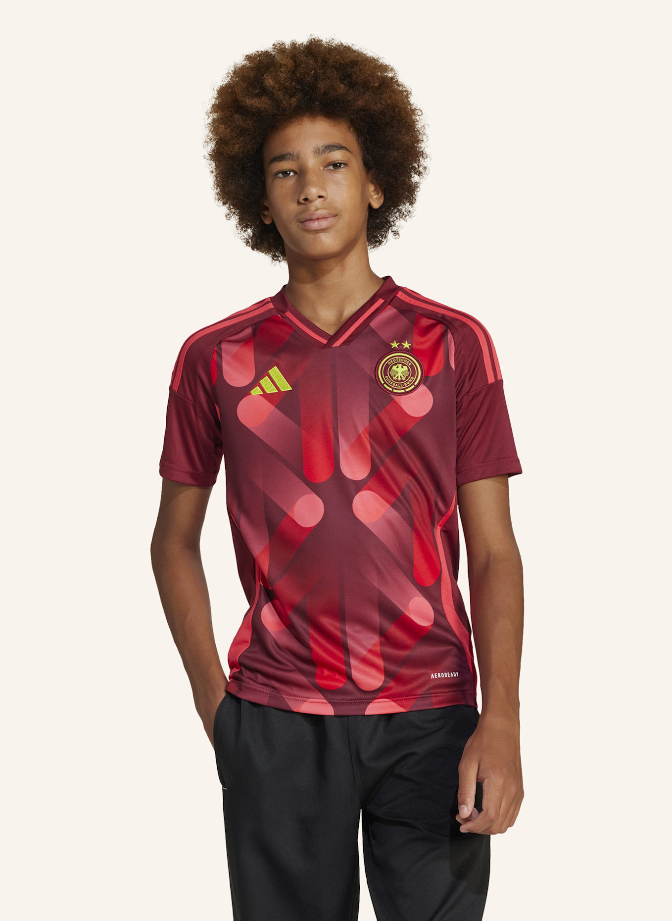 adidas DFB 25 (FRAUENTEAM) AUSWÄRTSTRIKOT: ROT