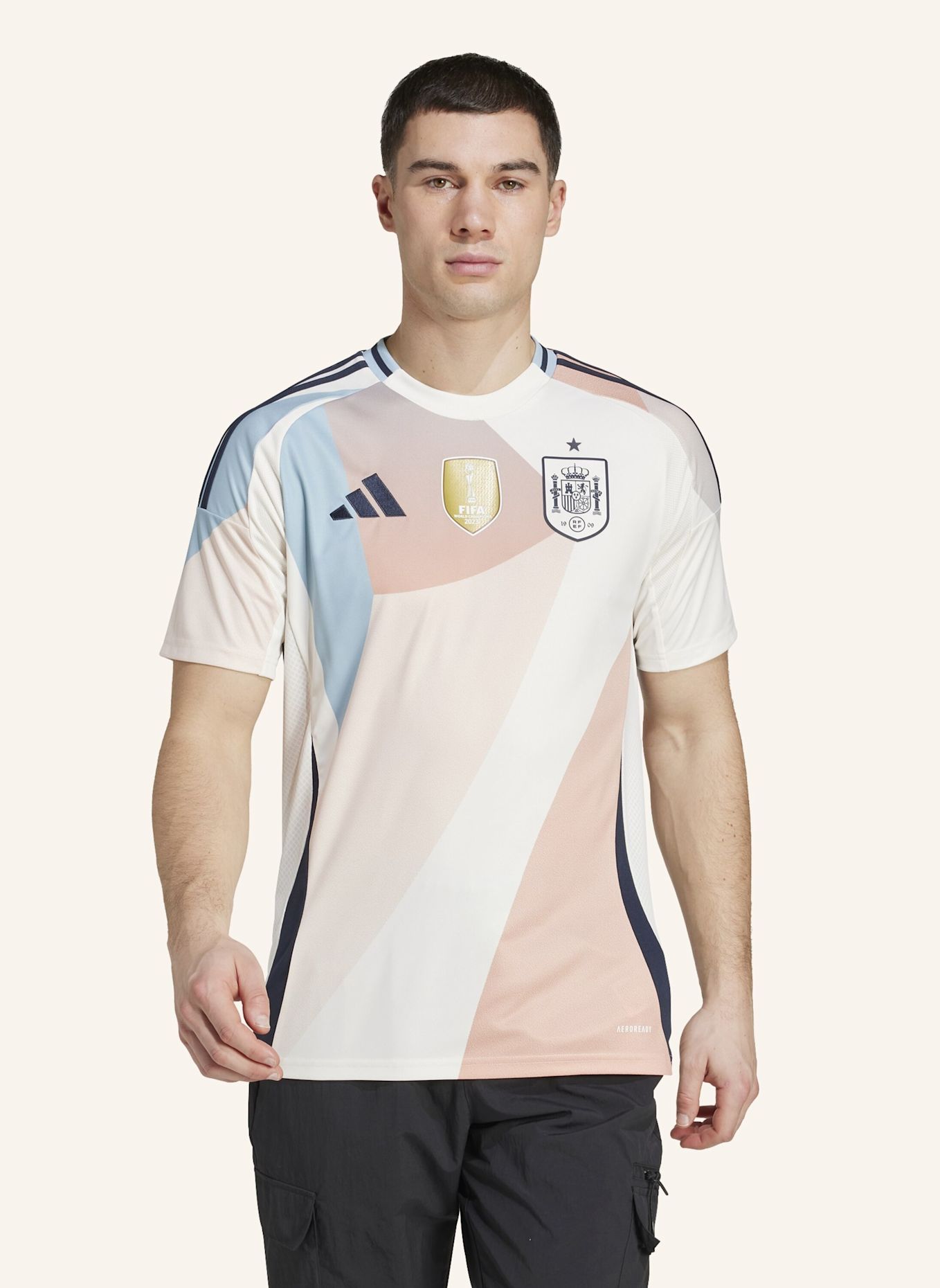 adidas SPANIEN 25 FRAUENTEAM AUSWÄRTSTRIKOT: WEISS