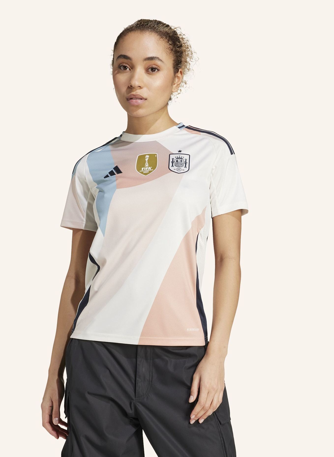 adidas SPANIEN 25 (FRAUENTEAM) AUSWÄRTSTRIKOT: WEISS