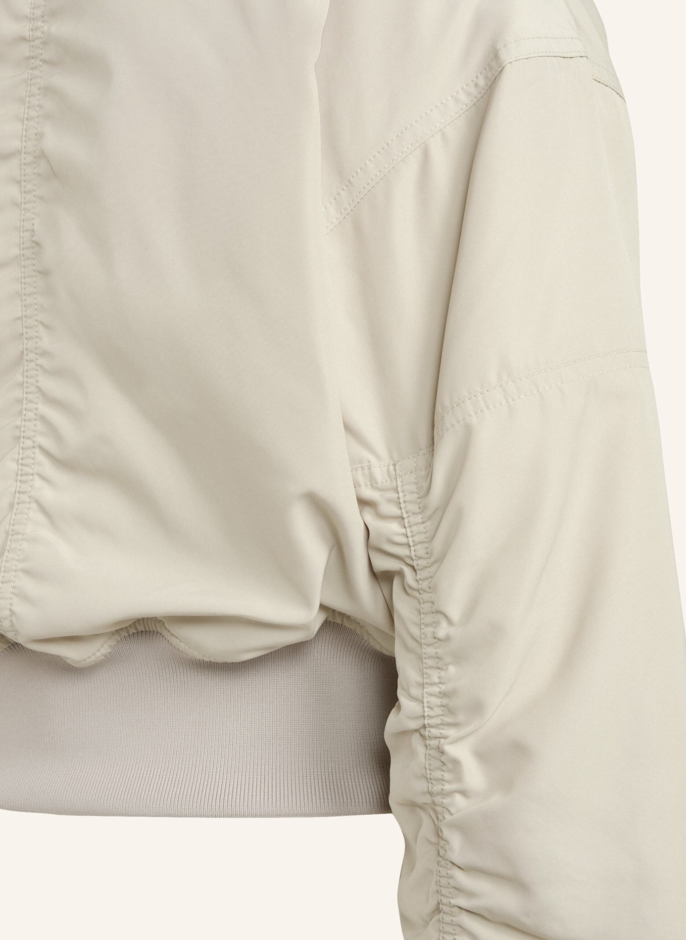 adidas by Stella McCartney ADIDAS BY STELLA MCCARTNEY TRUENATURE WOVEN CROPPED BOMBERJACKE: BEIGE