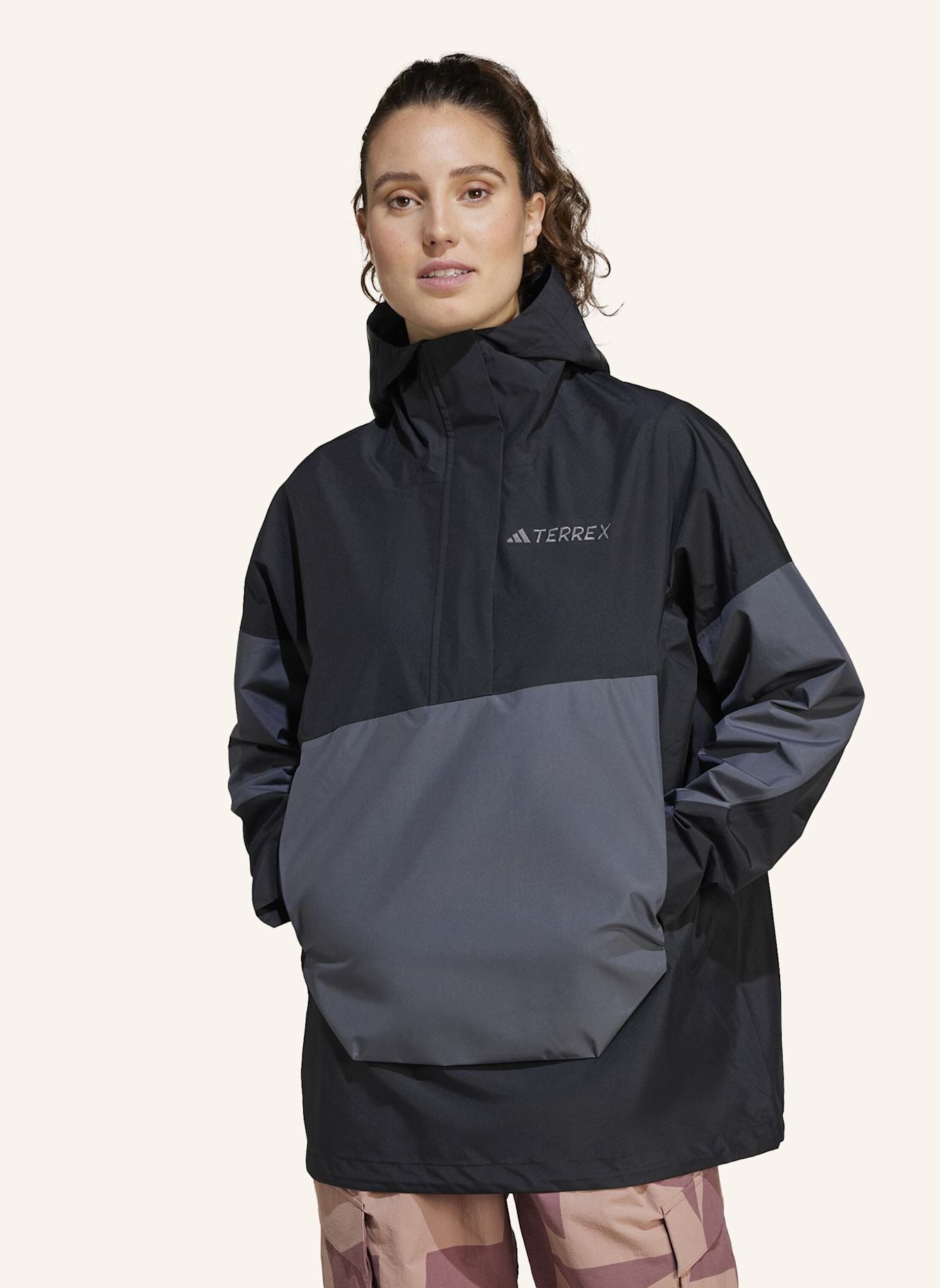 adidas TERREX Schlupfjacke TERREX XPLORIC 2.5: SCHWARZ/ GRAU