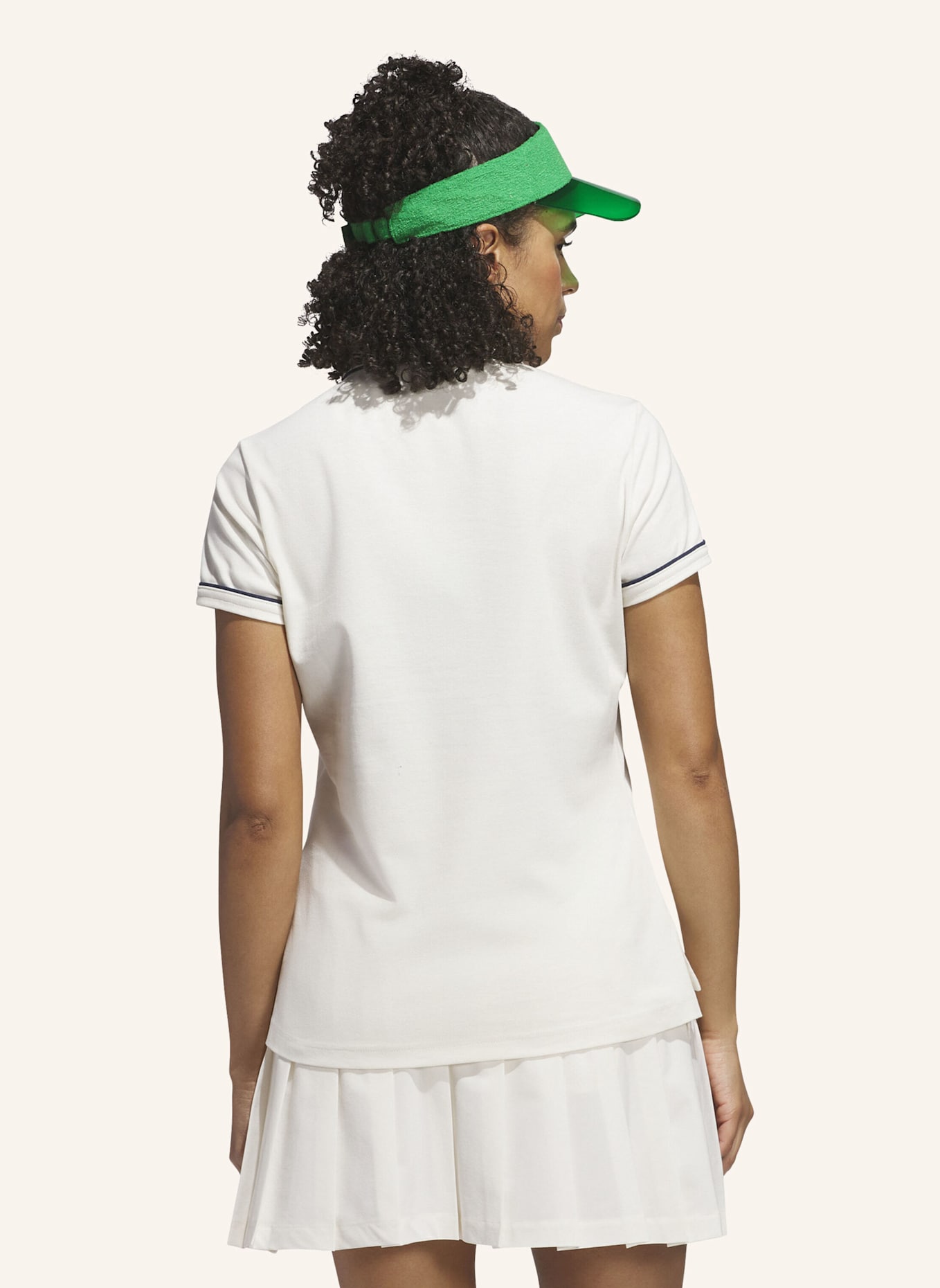 adidas ORIGINALS TWISTKNIT TREFOIL POLOSHIRT: WEISS