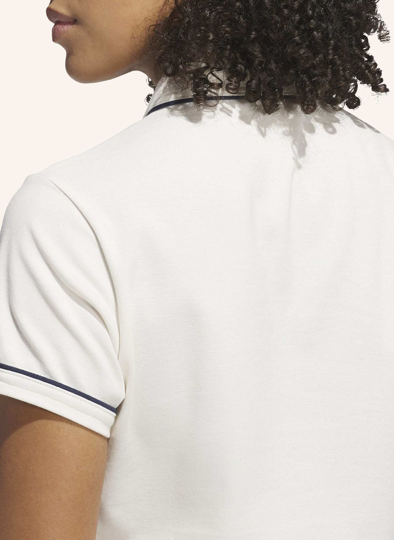 adidas ORIGINALS TWISTKNIT TREFOIL POLOSHIRT: WEISS