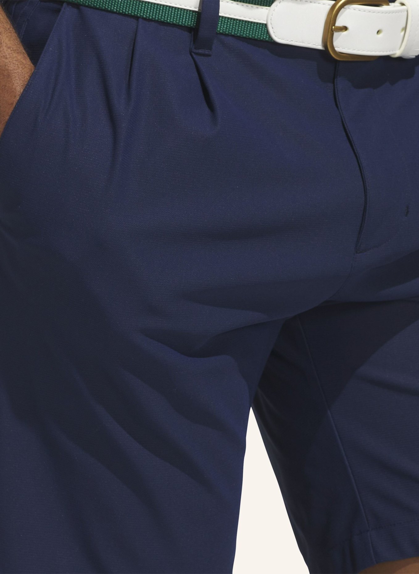 adidas ORIGINALS TWISTKNIT PLISSIERTE SHORTS: BLAU