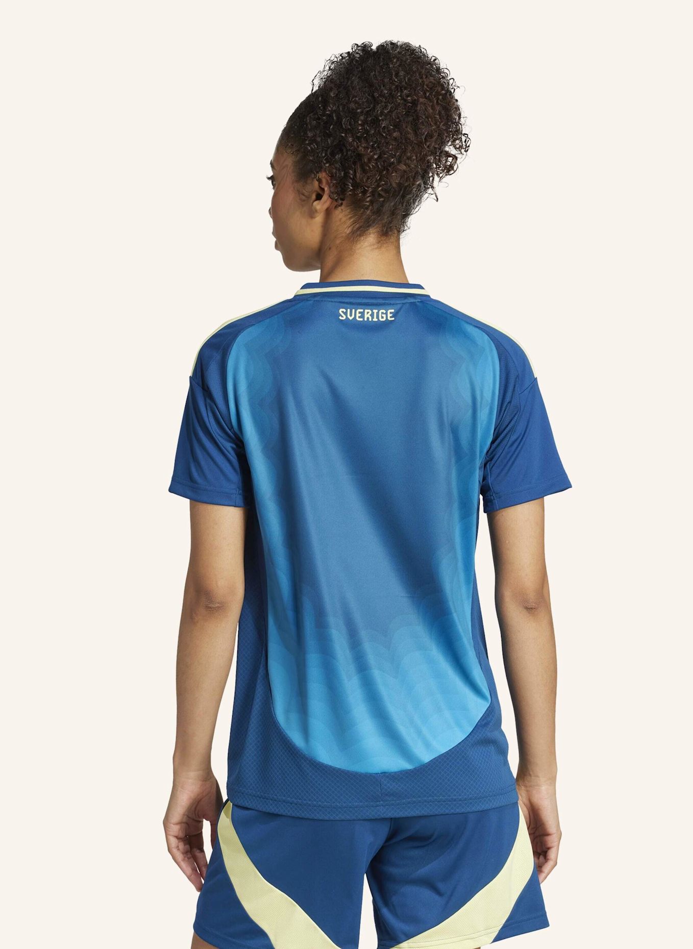 adidas SCHWEDEN 25 FRAUENTEAM AUSWÄRTSTRIKOT: BLAU