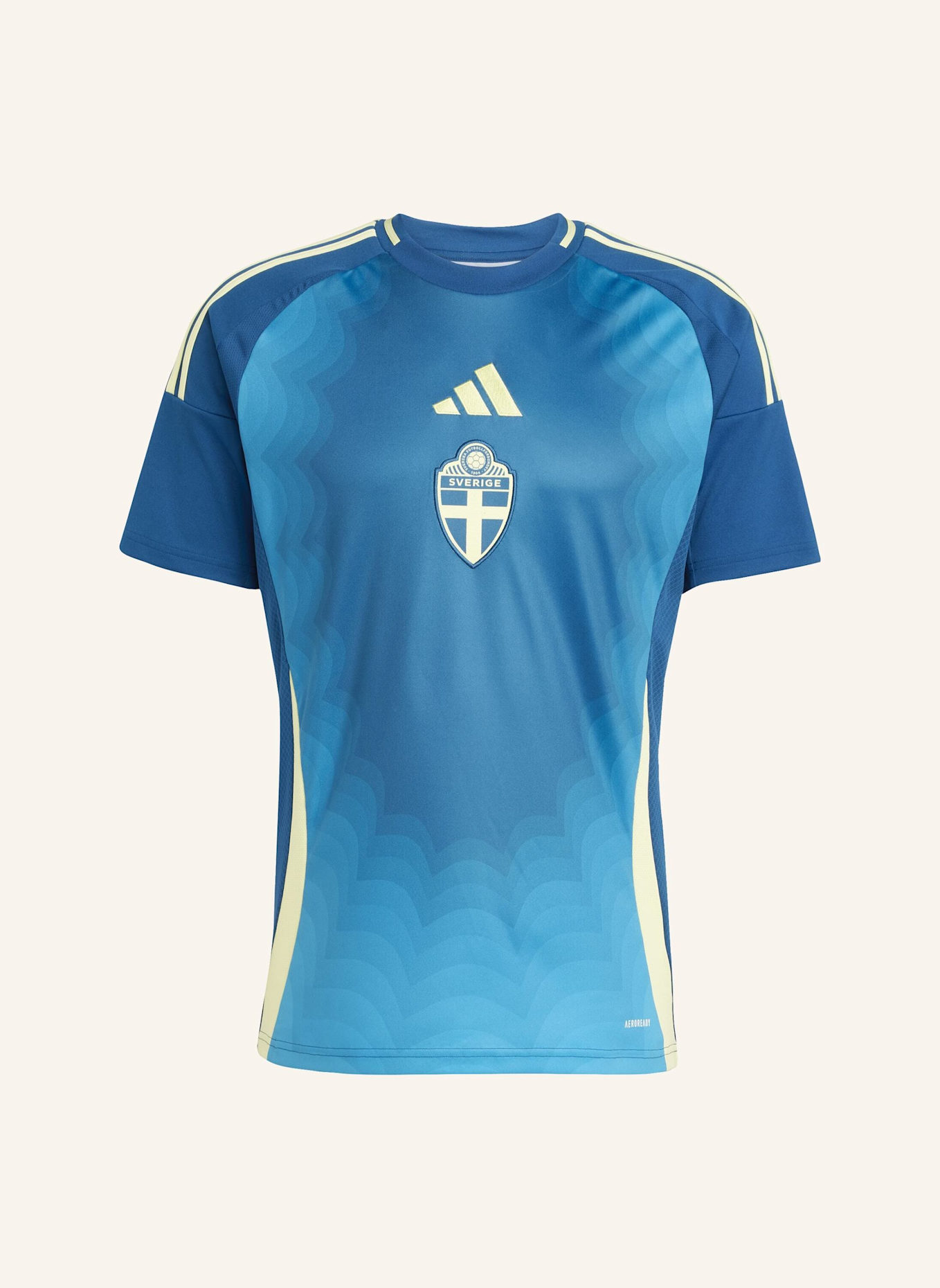 adidas SCHWEDEN 25 FRAUENTEAM AUSWÄRTSTRIKOT: BLAU