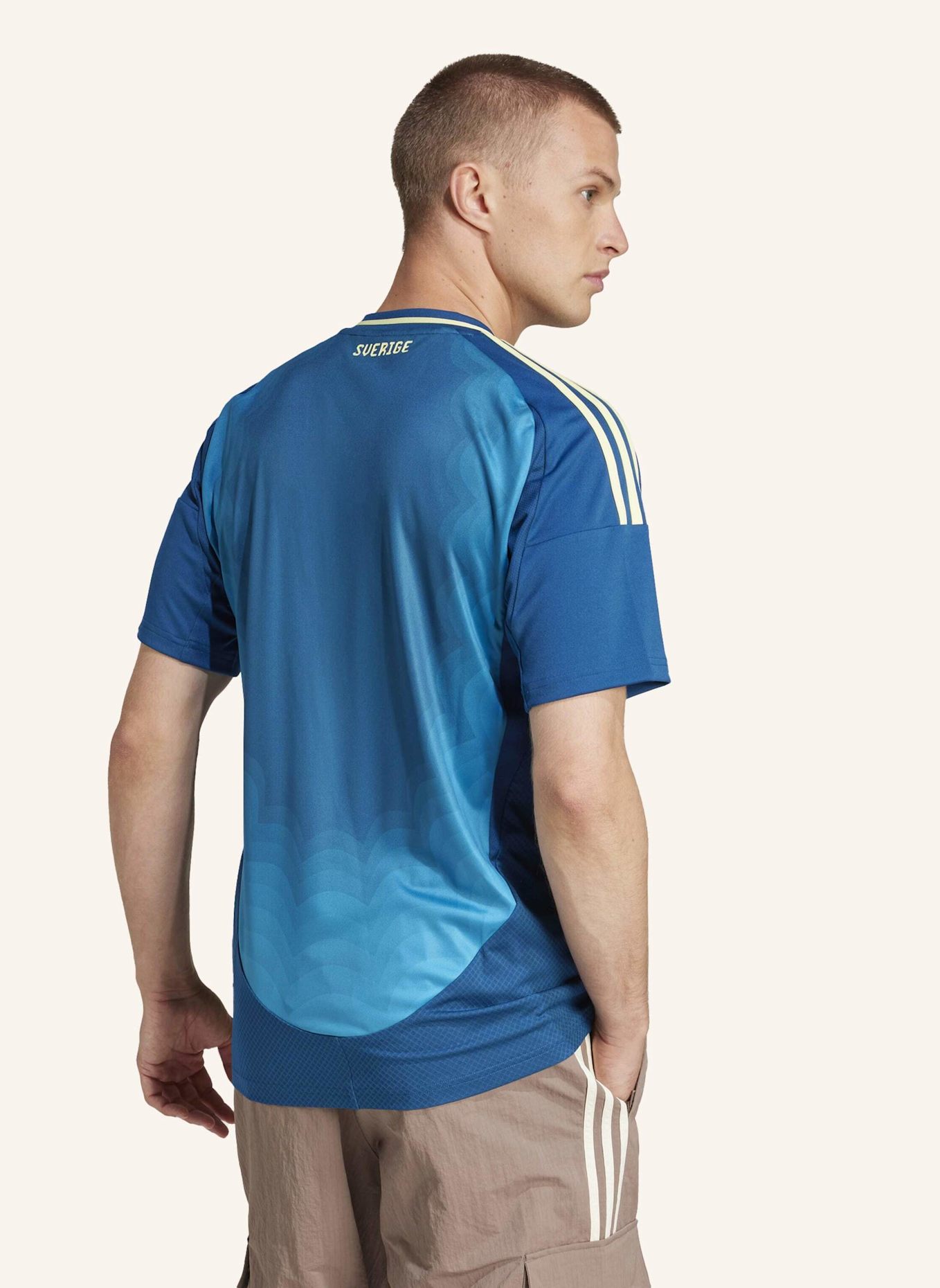 adidas SCHWEDEN 25 FRAUENTEAM AUSWÄRTSTRIKOT: BLAU