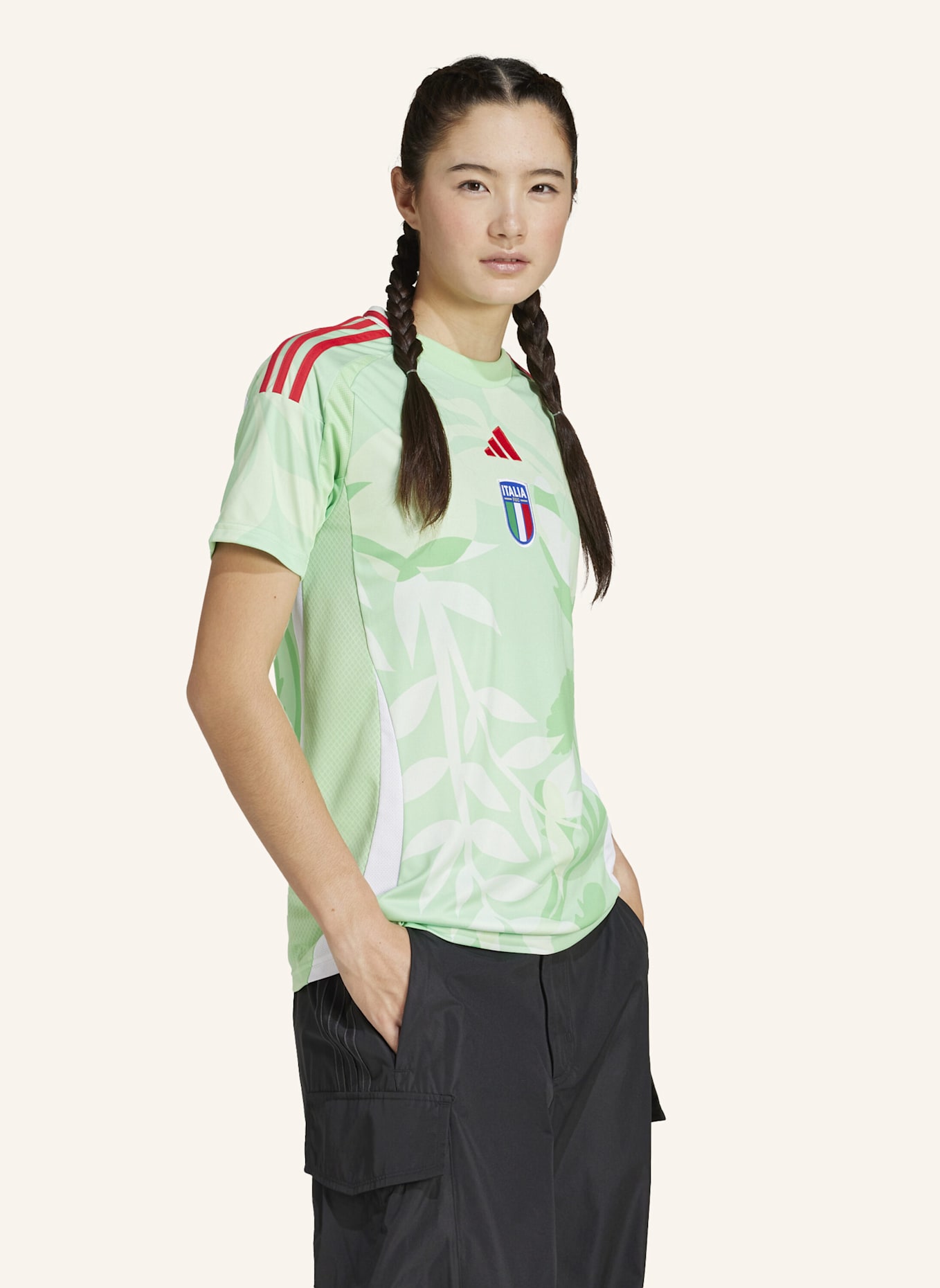 adidas ITALIEN 25 (FRAUENTEAM) AUSWÄRTSTRIKOT: GRÜN