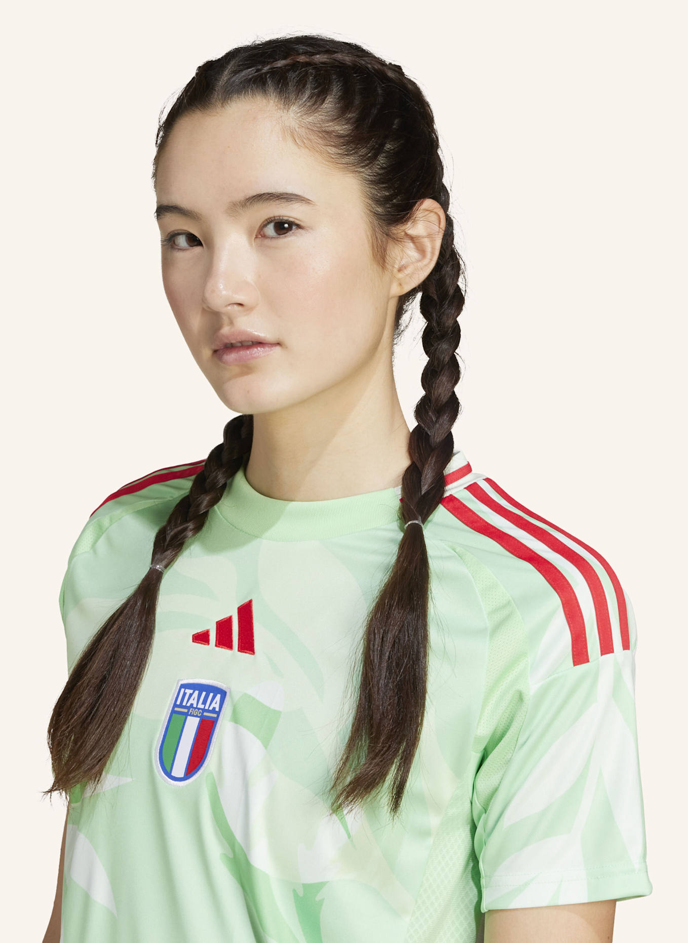 adidas ITALIEN 25 (FRAUENTEAM) AUSWÄRTSTRIKOT: GRÜN