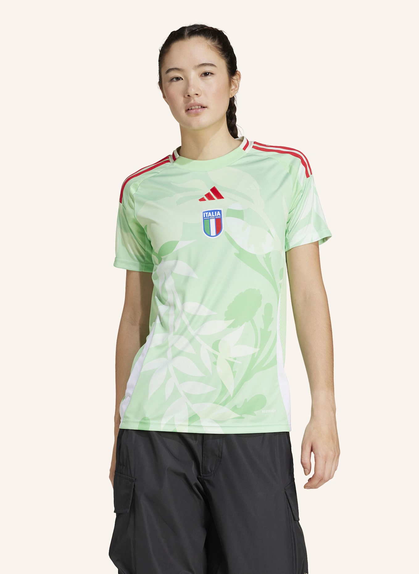 adidas ITALIEN 25 (FRAUENTEAM) AUSWÄRTSTRIKOT: GRÜN