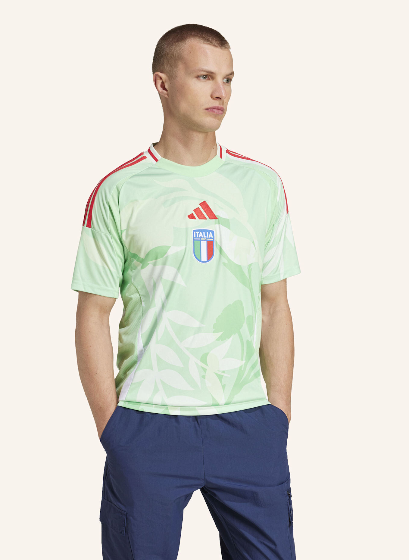 adidas ITALIEN 25 FRAUENTEAM AUSWÄRTSTRIKOT: GRÜN