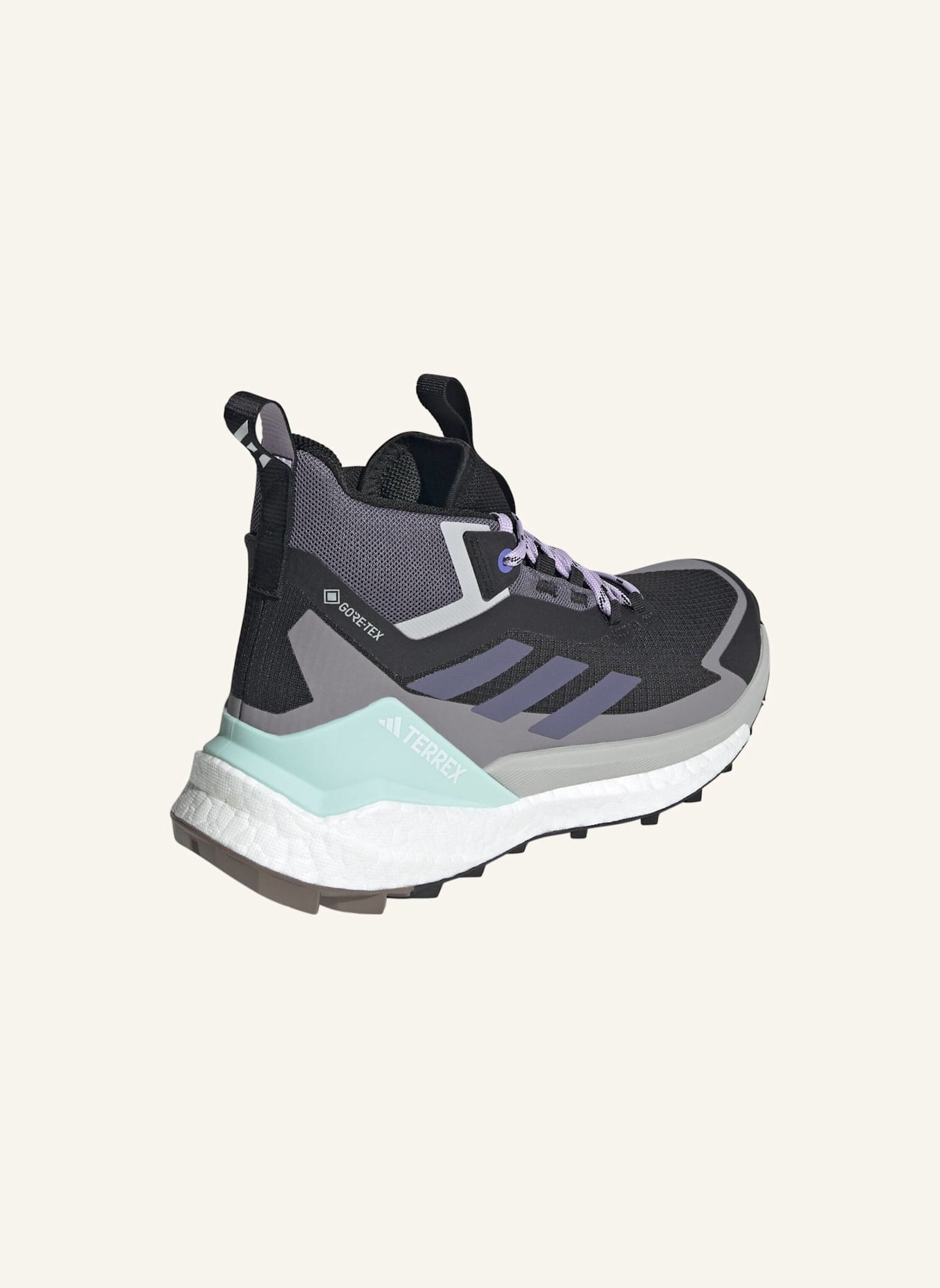 adidas TERREX Wanderschuhe TERREX FREE HIKER 2 GTX: SCHWARZ/ LILA/ GRÜN