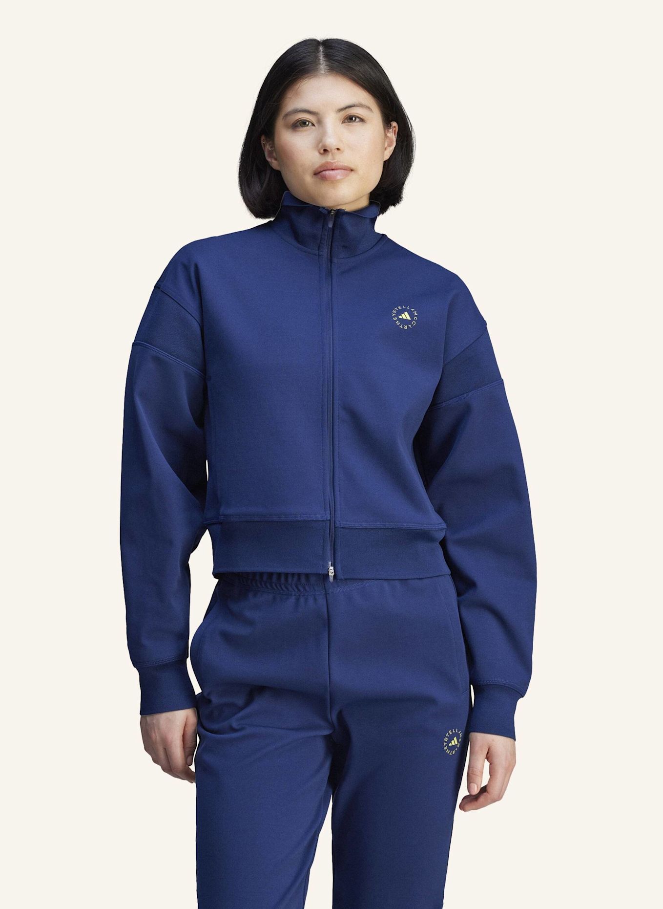 adidas by Stella McCartney Trainingsjacke ASMC KNITTED: BLAU