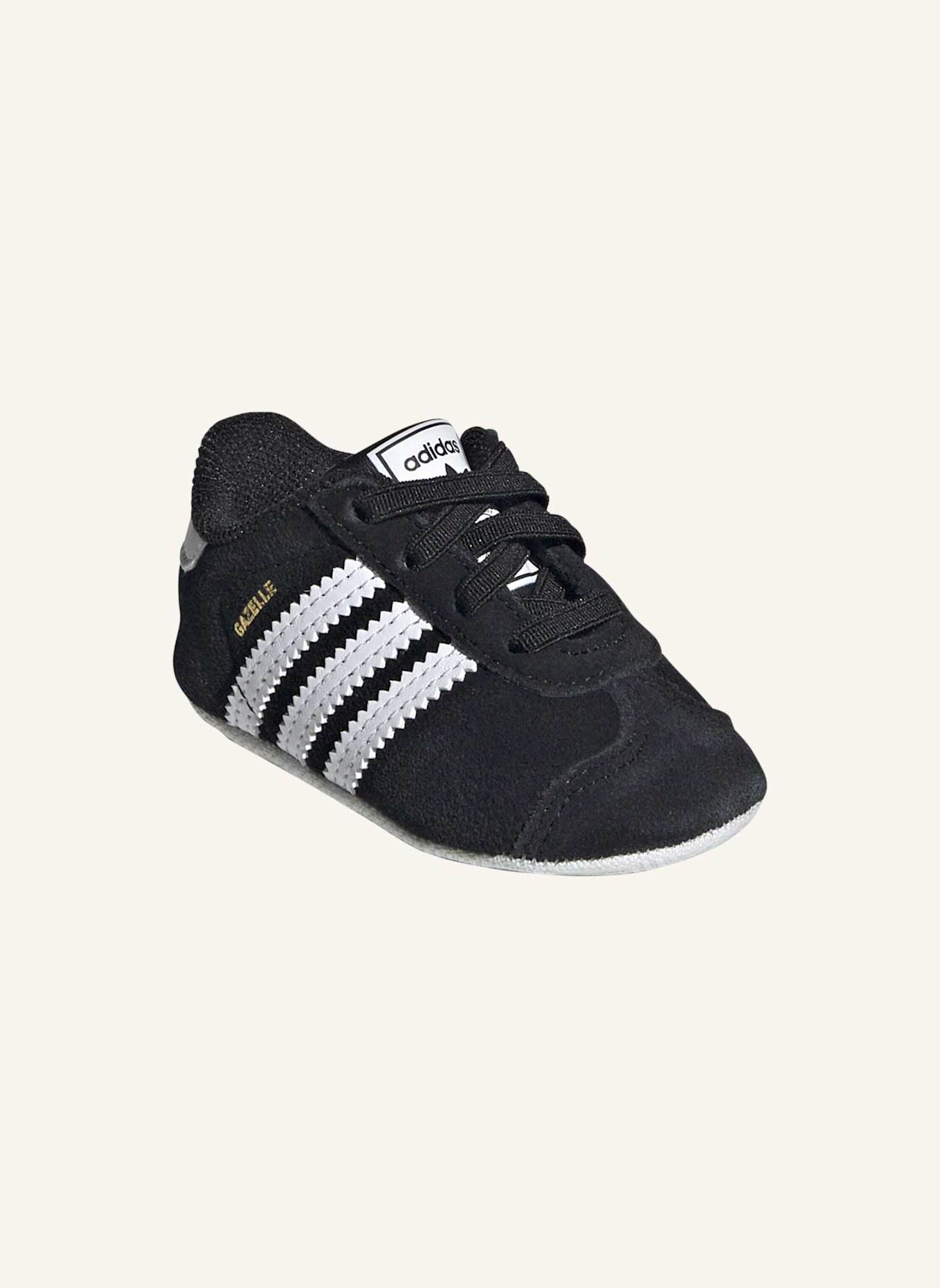 adidas Originals GAZELLE CRIB SCHUH: SCHWARZ/ WEISS