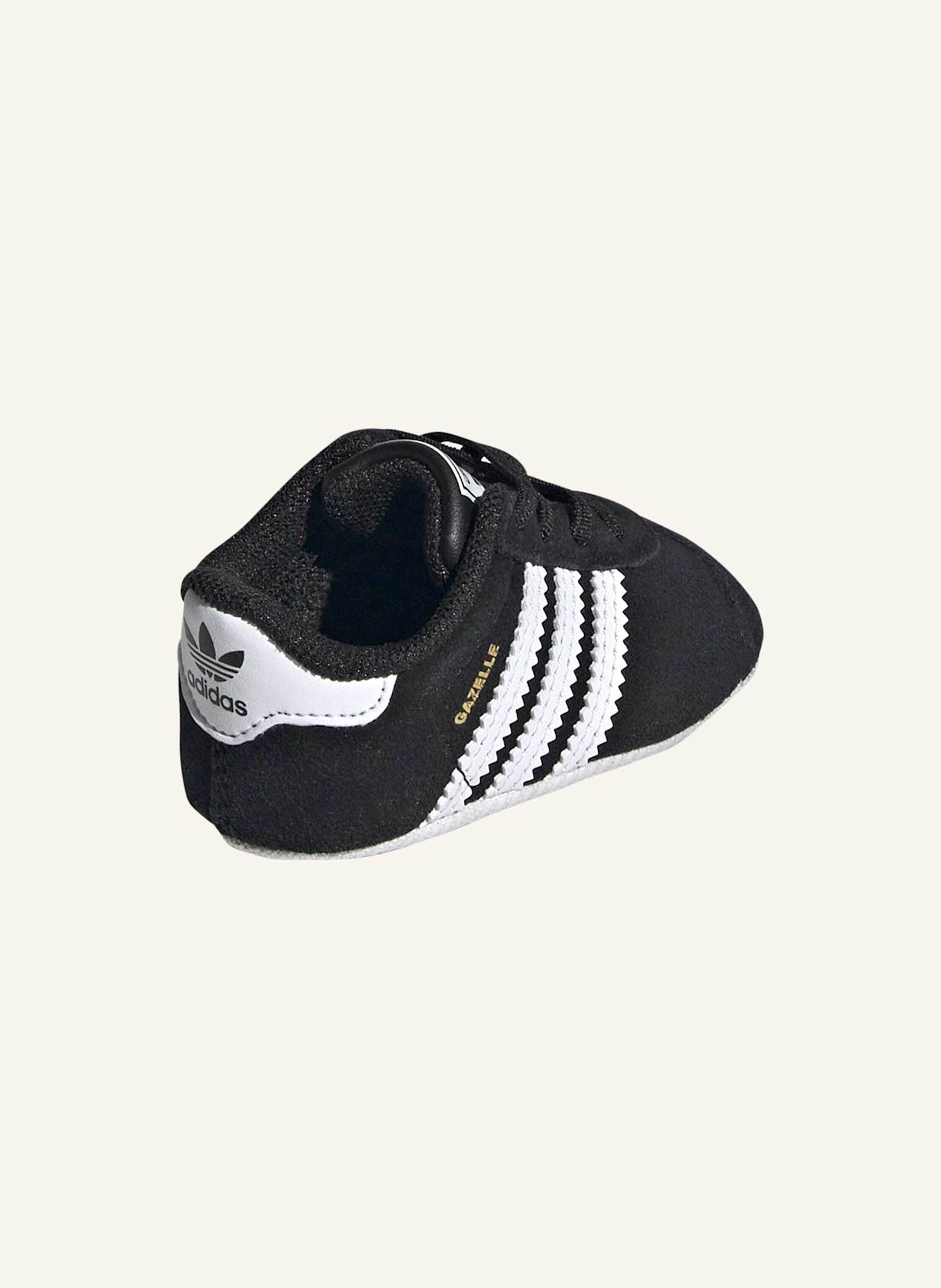 adidas Originals GAZELLE CRIB SCHUH: SCHWARZ/ WEISS