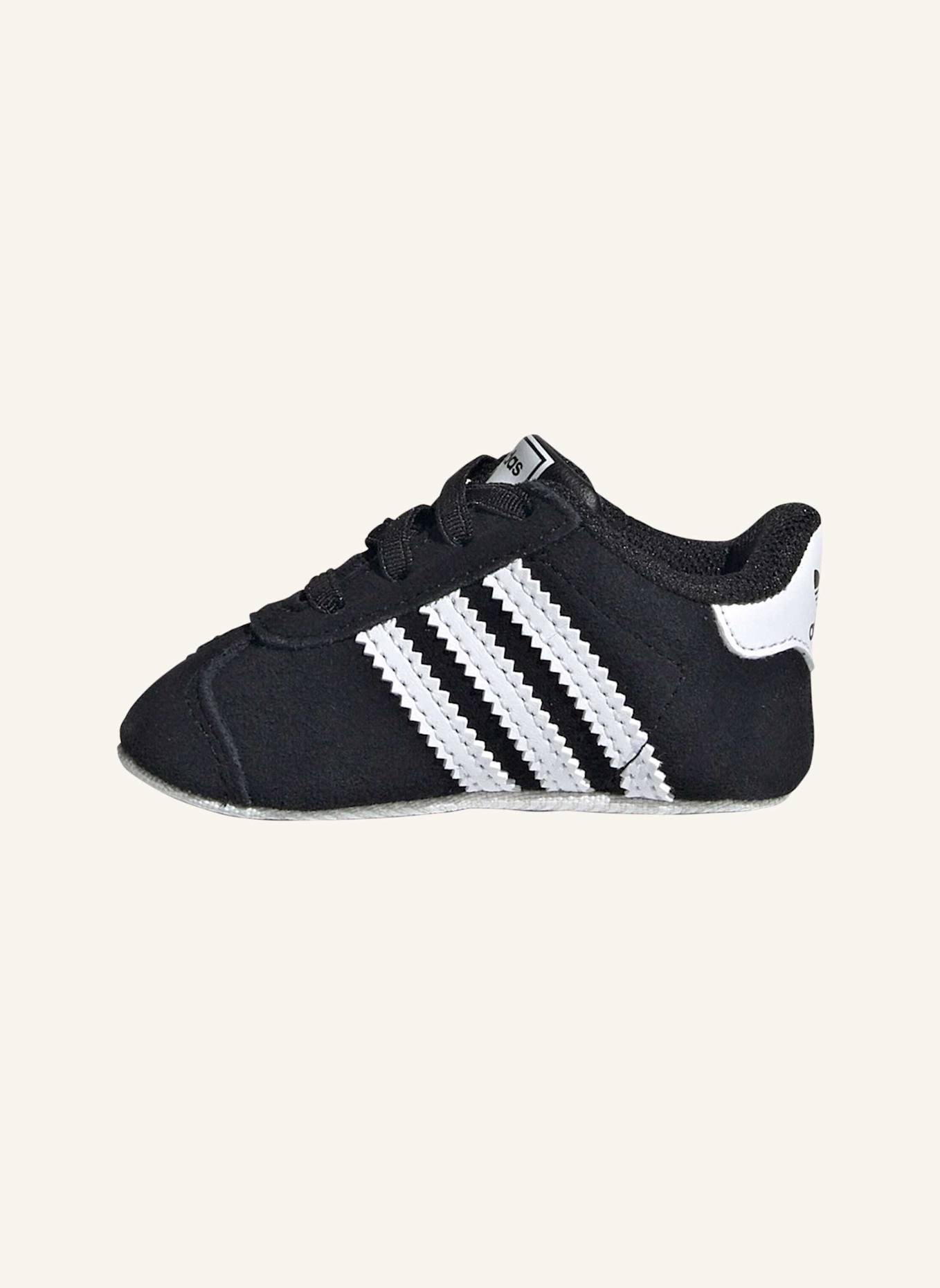 adidas Originals GAZELLE CRIB SCHUH: SCHWARZ/ WEISS