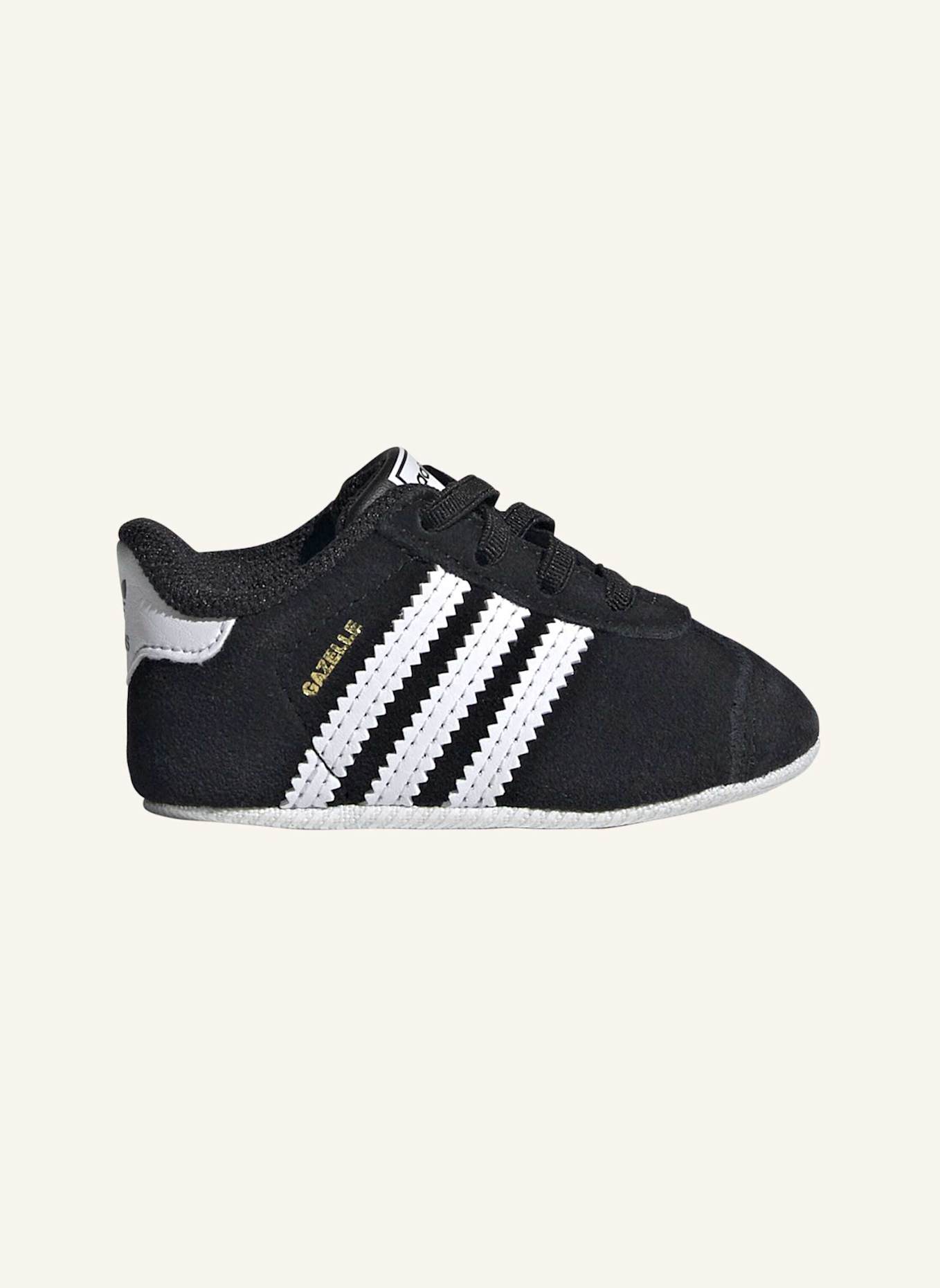 adidas Originals GAZELLE CRIB SCHUH: SCHWARZ/ WEISS