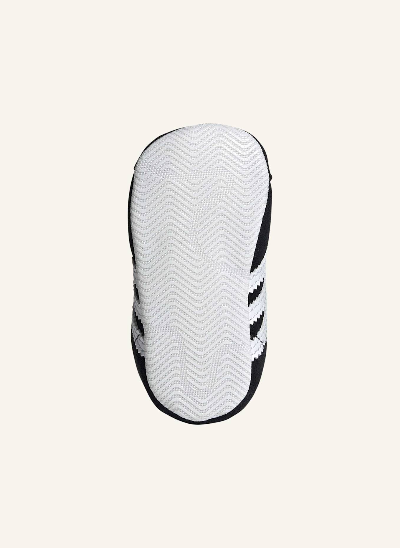 adidas Originals GAZELLE CRIB SCHUH: SCHWARZ/ WEISS