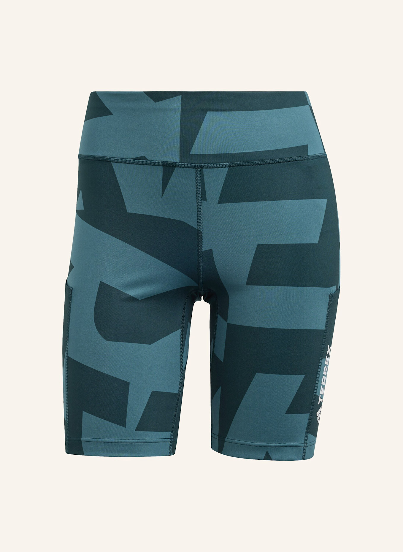 adidas TERREX Tights TERREX MULTI 8INCH PRINTED: GRÜN