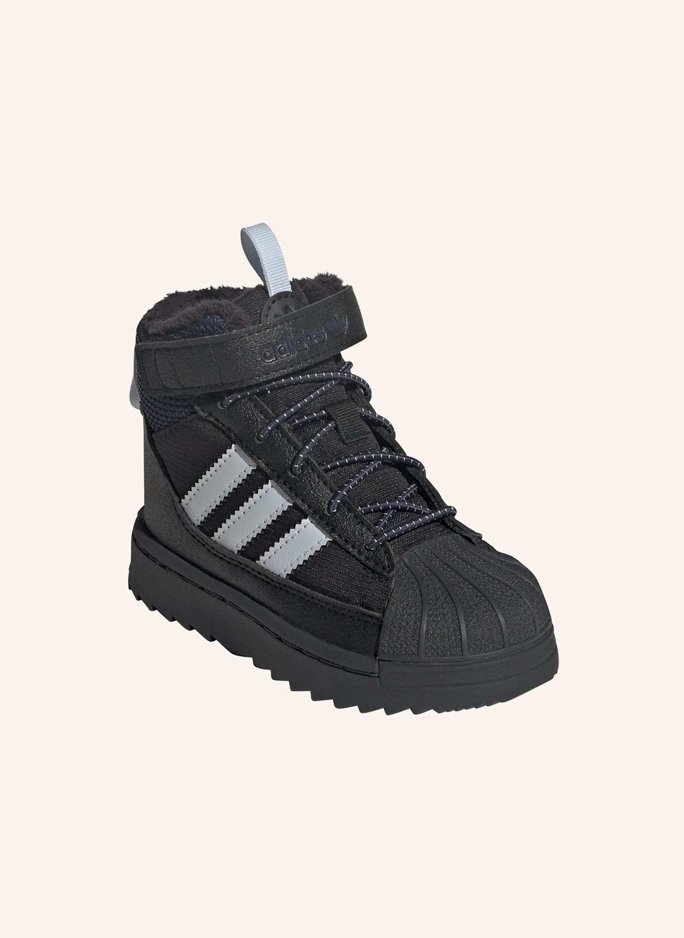 adidas Originals SUPERSTAR WINTER TREK KIDS SCHUH: SCHWARZ/ PETROL/ GRAU