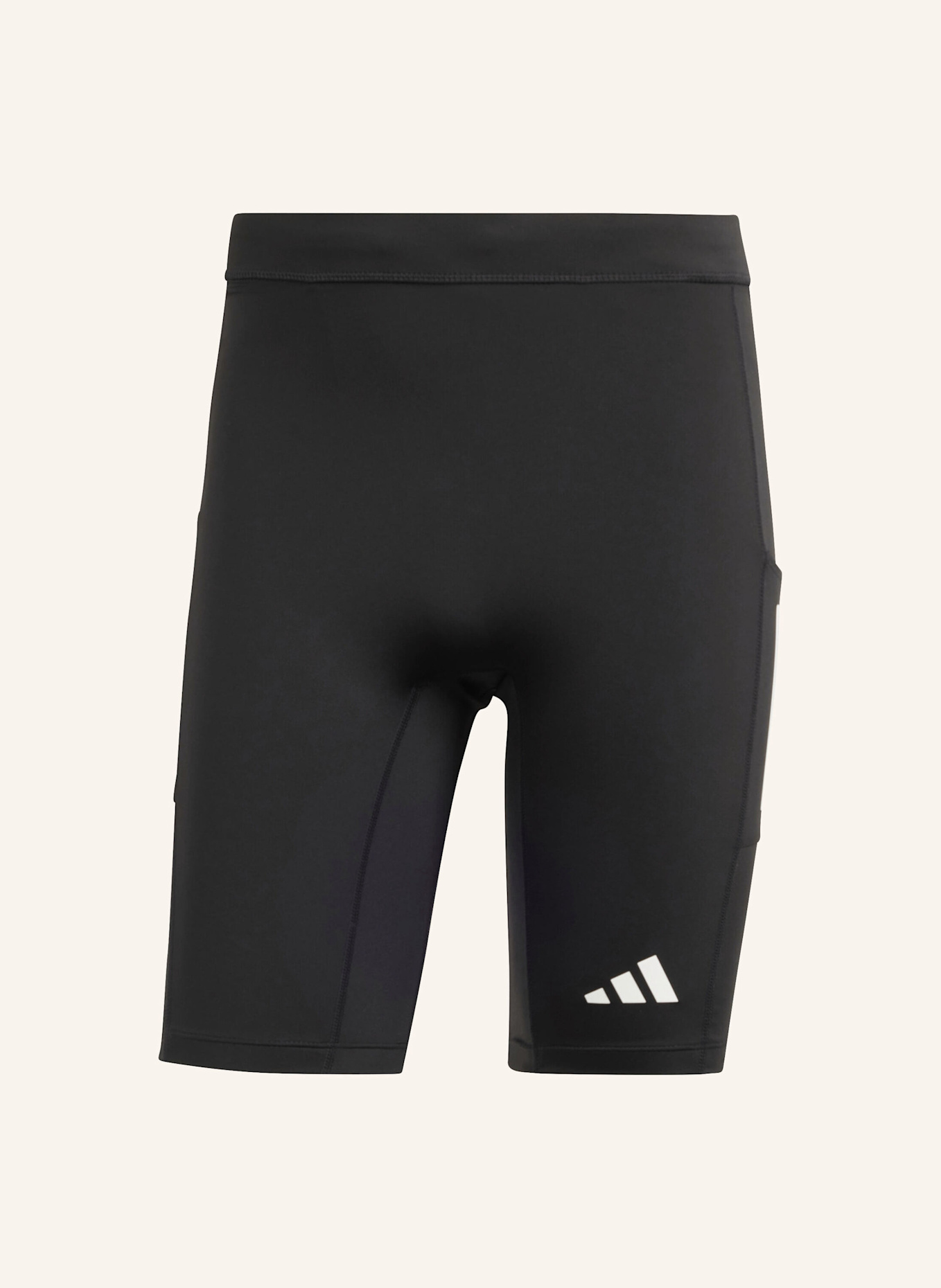 adidas OWN THE RUN KURZE LEGGINGS: SCHWARZ