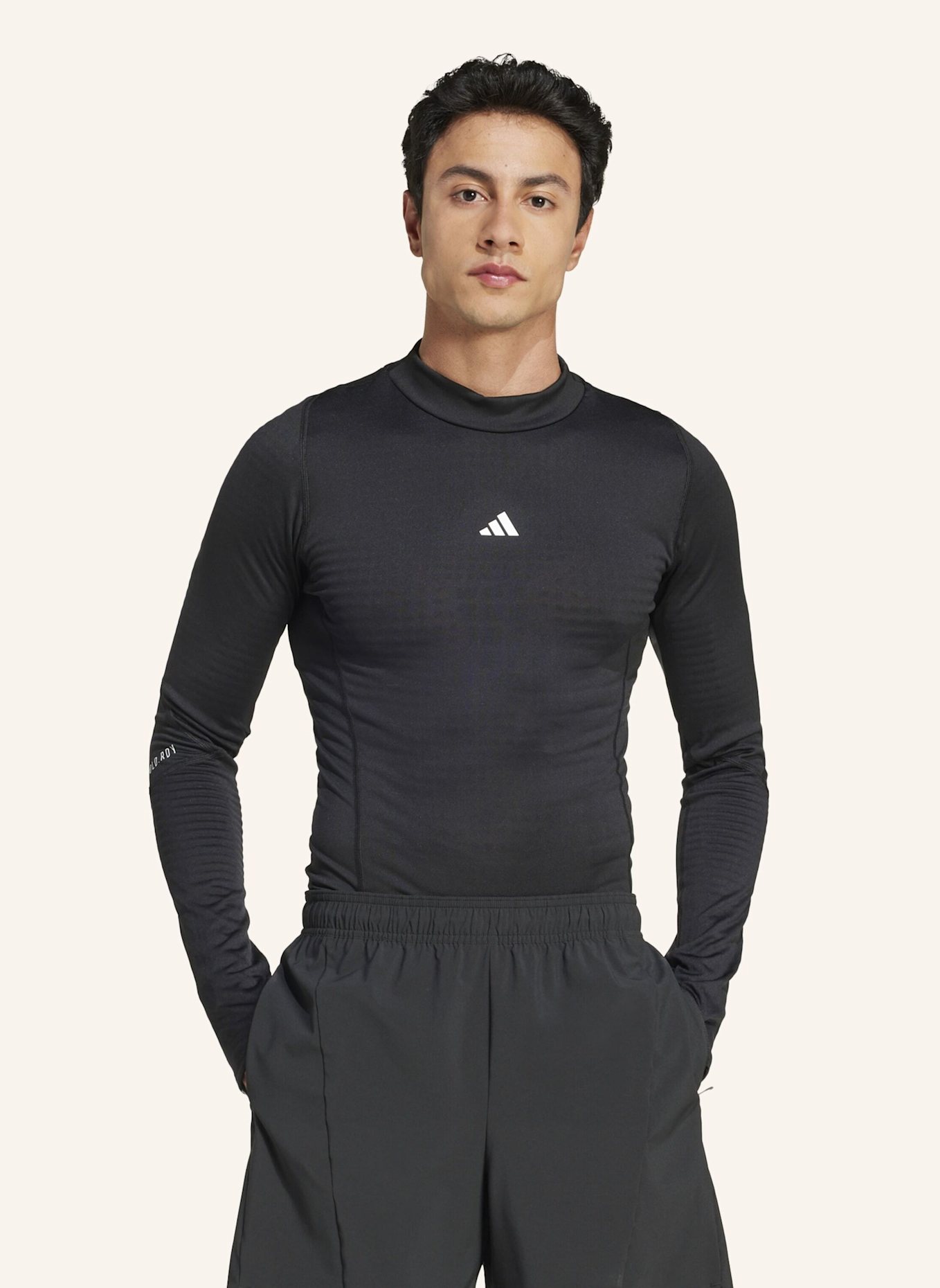 adidas TECHFIT COLD.RDY TRAINING LONGSLEEVE: SCHWARZ
