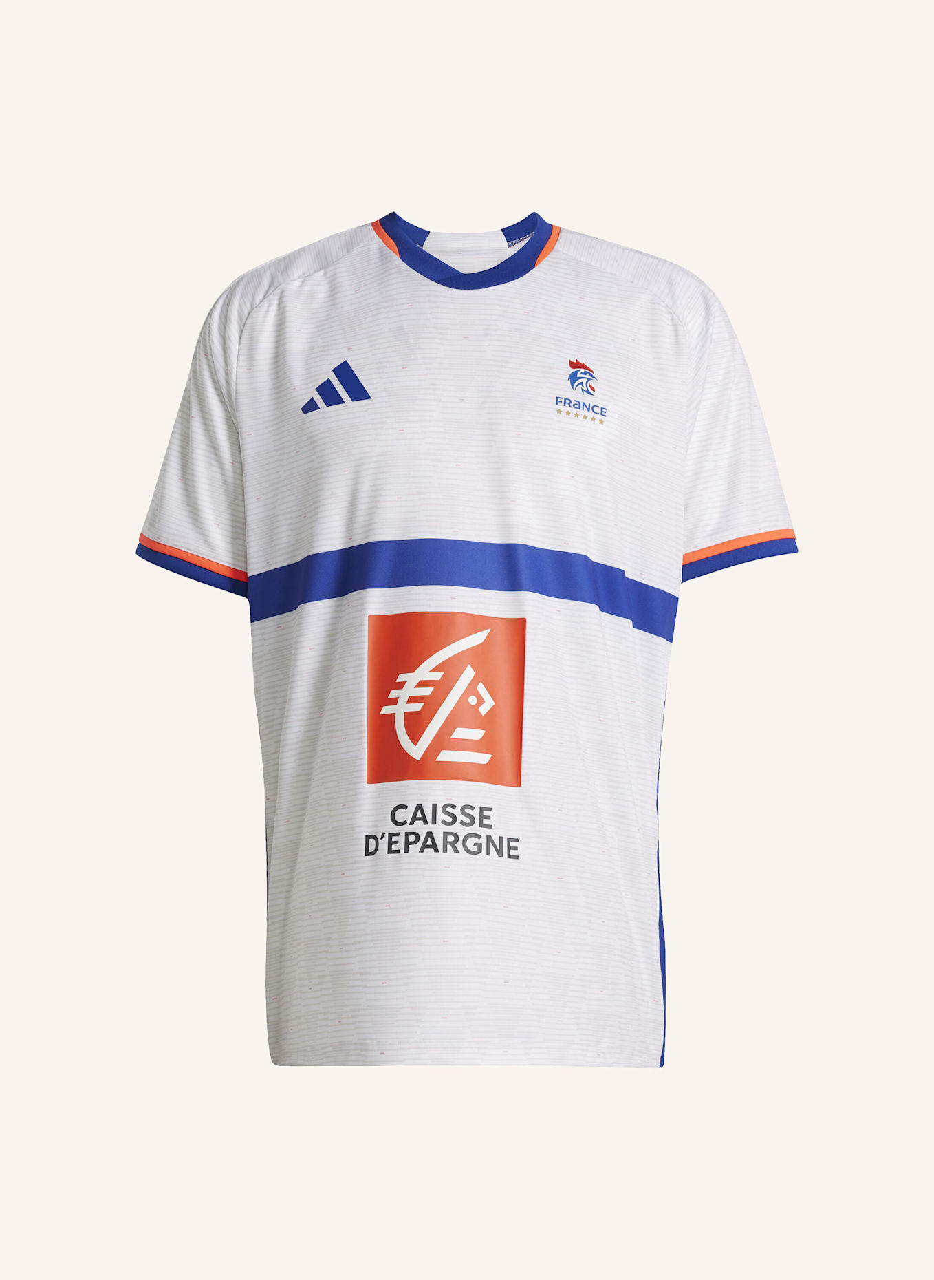 adidas FRANKREICH HANDBALLTRIKOT REPLICA: WEISS