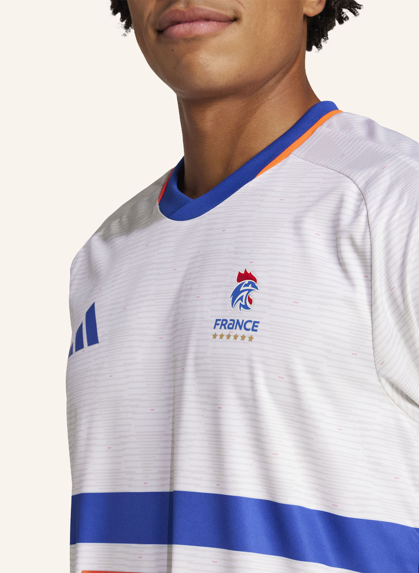 adidas FRANKREICH HANDBALLTRIKOT REPLICA: WEISS