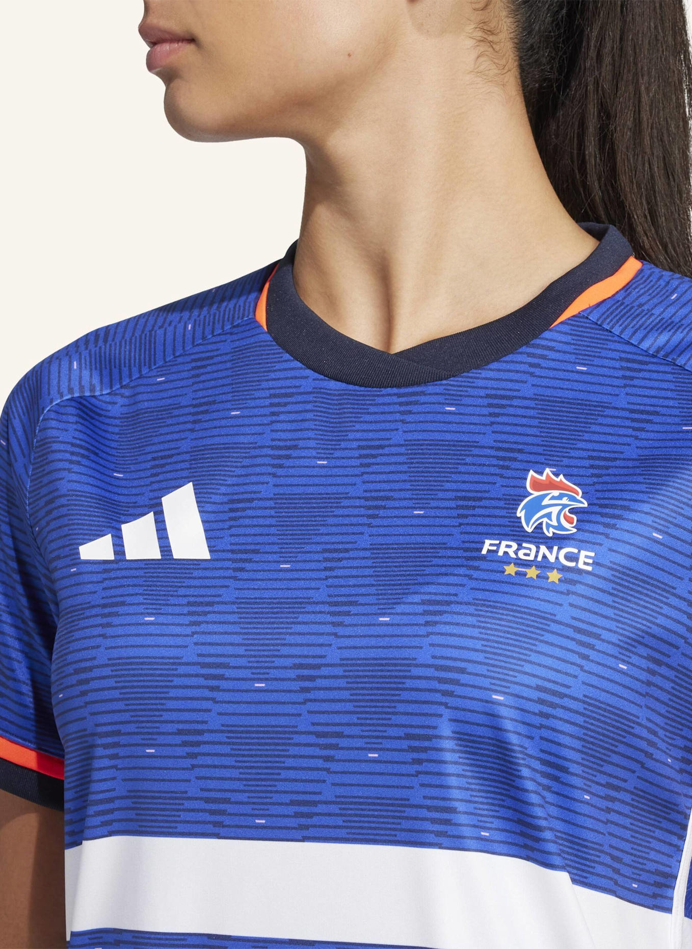 adidas FRANKREICH HANDBALLTRIKOT REPLICA: BLAU