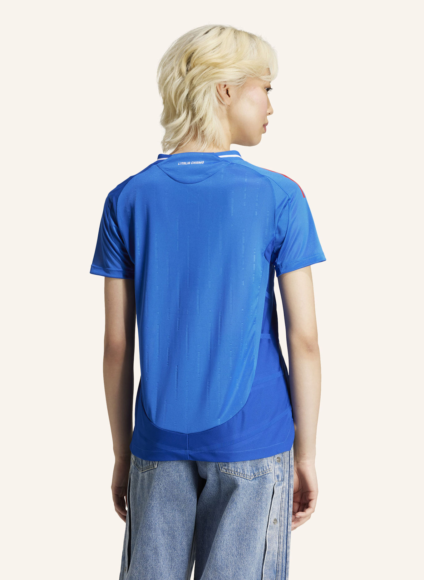 adidas ITALIEN FRAUENTEAM 2024 HEIMTRIKOT AUTHENTIC: BLAU