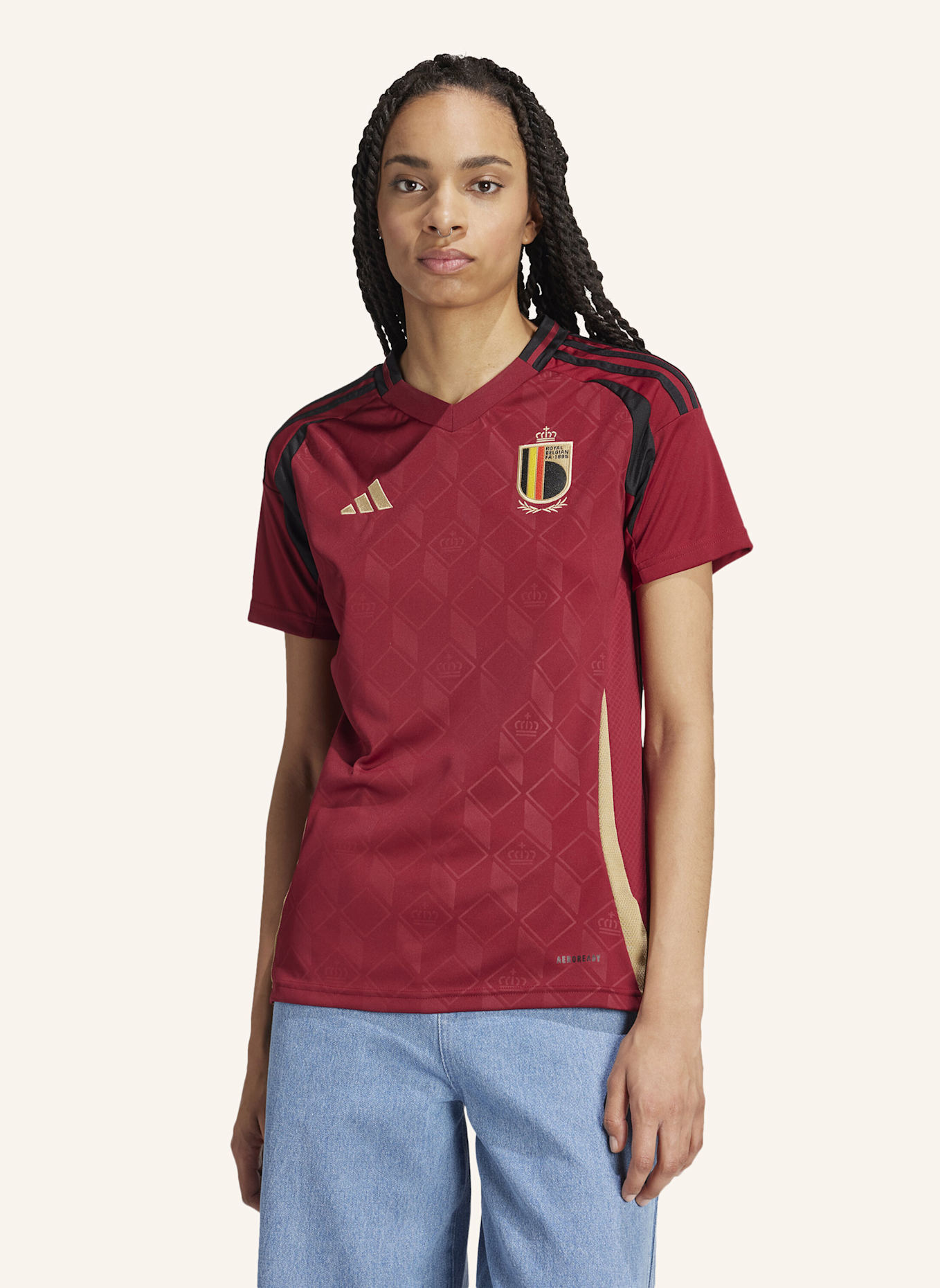 adidas BELGIEN 24 HEIMTRIKOT: ROT
