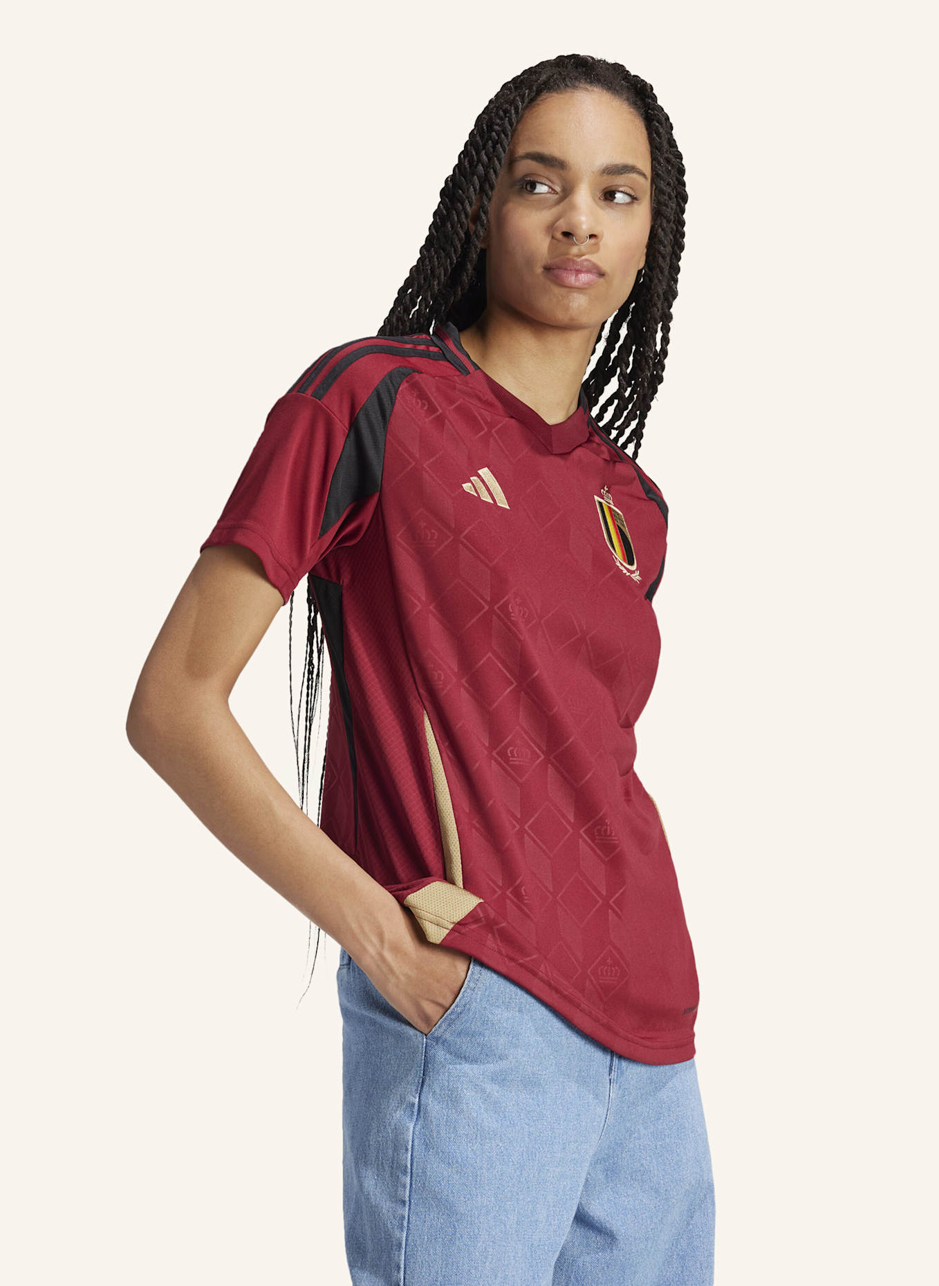 adidas BELGIEN 24 HEIMTRIKOT: ROT