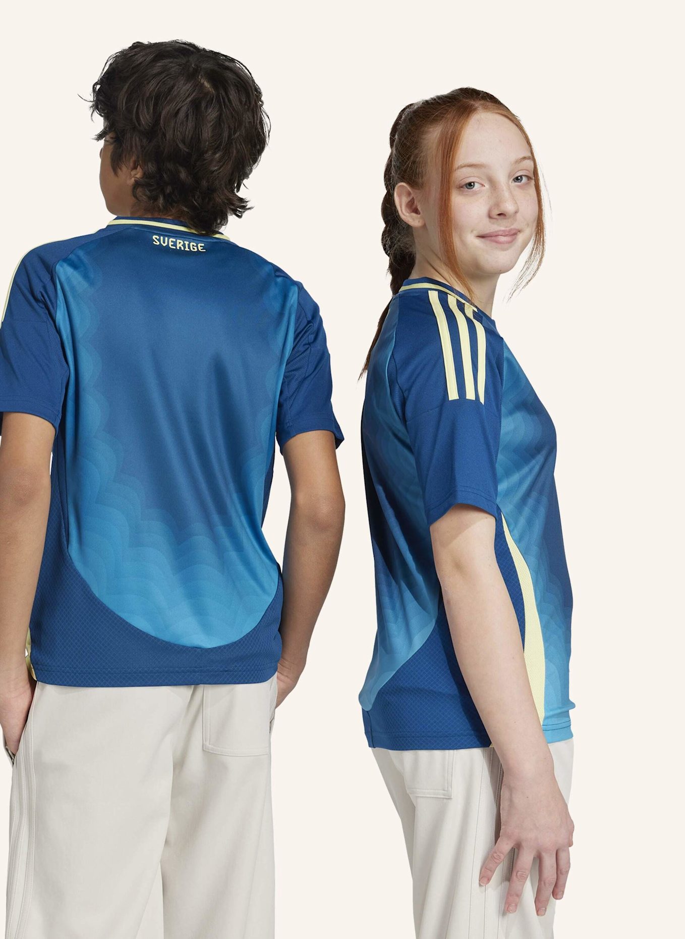 adidas SCHWEDEN 25 (FRAUENTEAM) AUSWÄRTSTRIKOT: BLAU