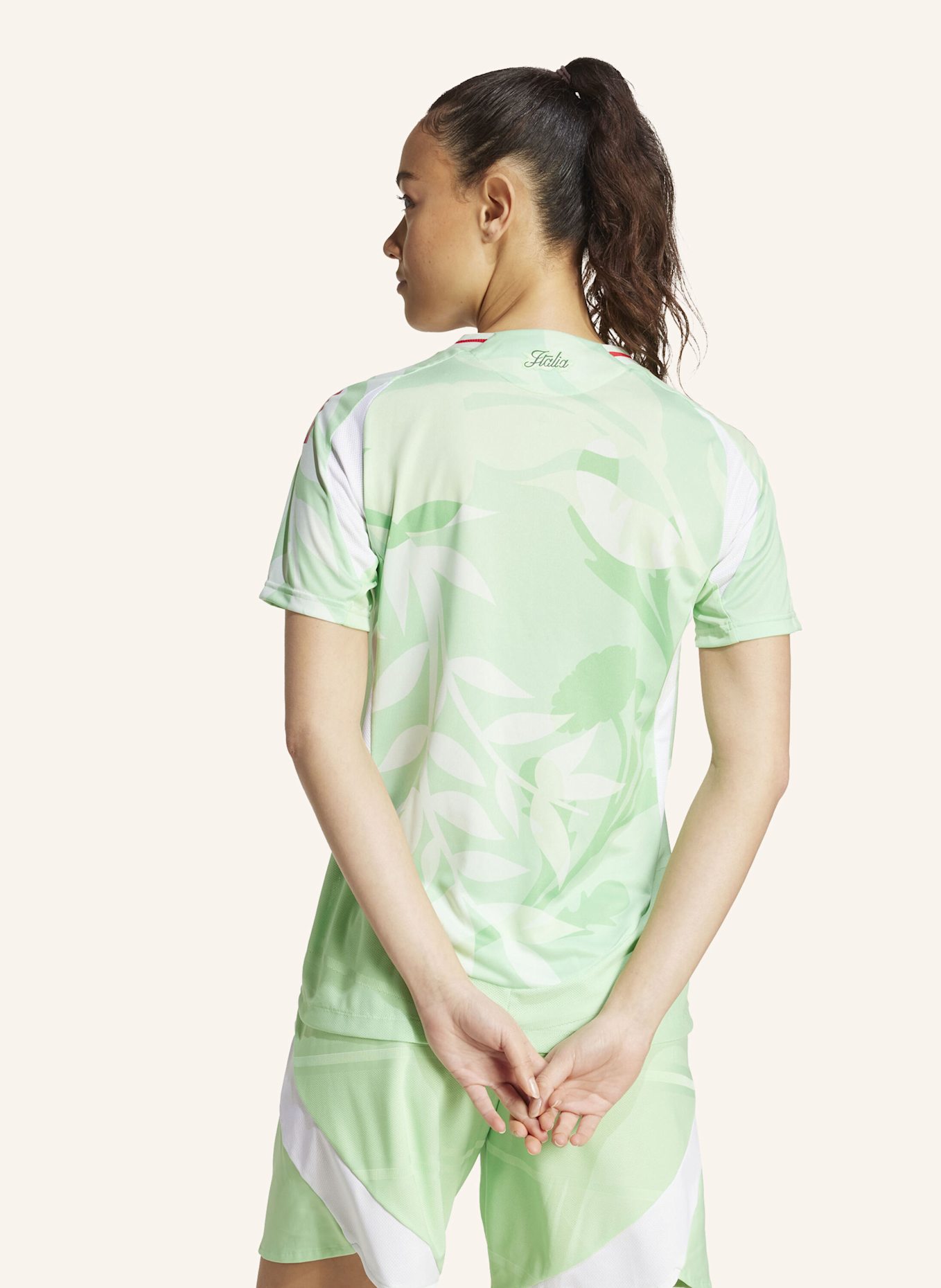 adidas ITALIEN 25 (FRAUENTEAM) AUSWÄRTSTRIKOT AUTHENTIC: GRÜN