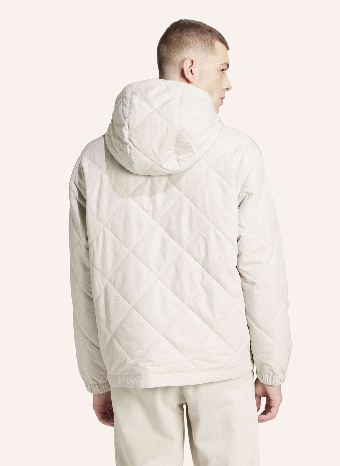 adidas MERCEDES - AMG PETRONAS FORMULA ONE TEAM PREMIUM SWEAT OBERTEIL: BEIGE