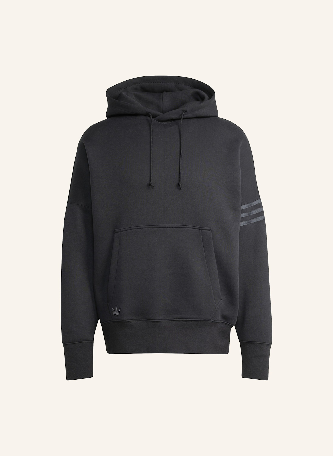 adidas Originals NEUCLASSICS HOODIE: SCHWARZ/ GRAU