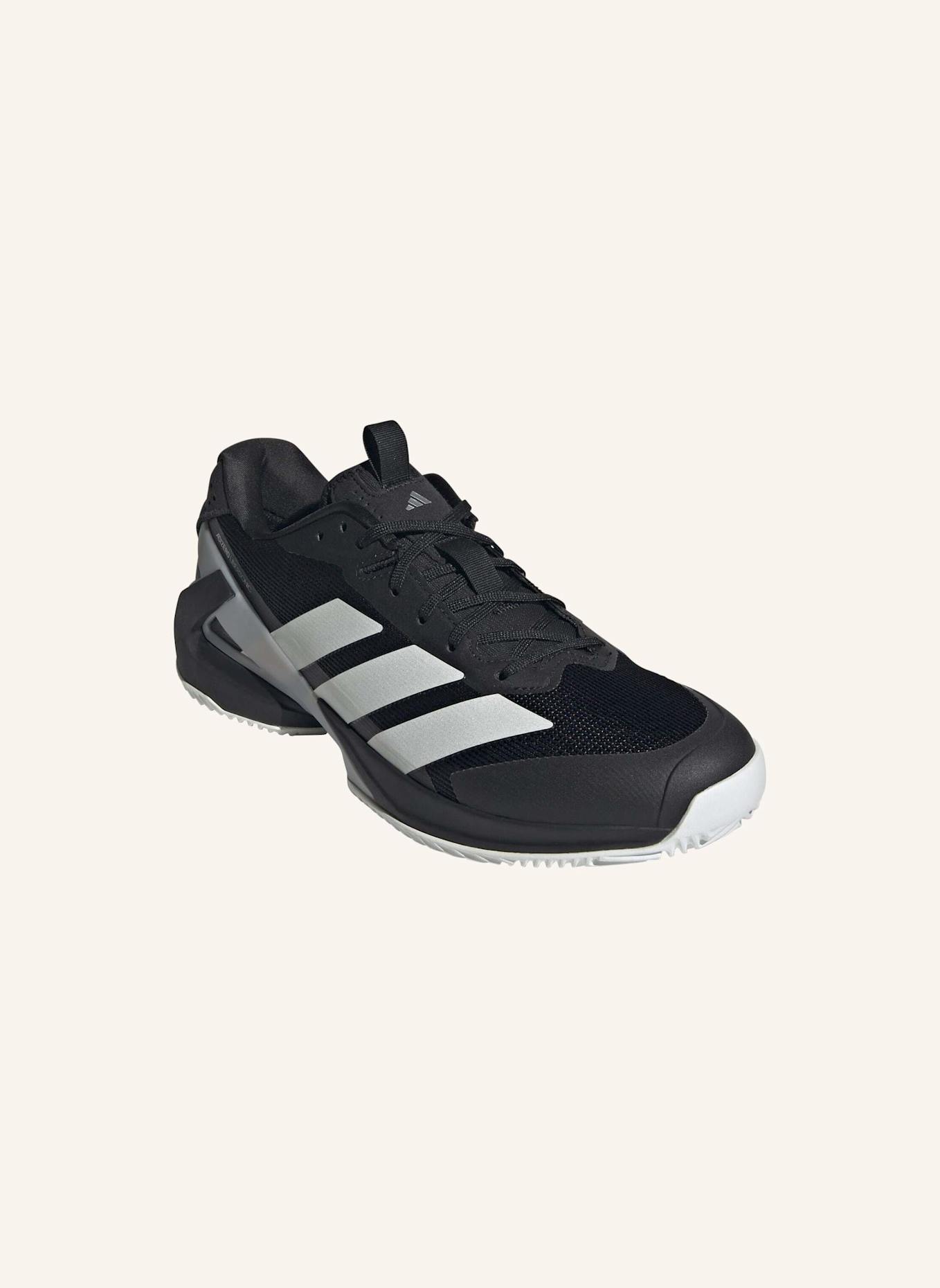 adidas Tennisschuhe ADIZERO UBERSONIC 5 CLAY: SCHWARZ/ WEISS/ GRAU