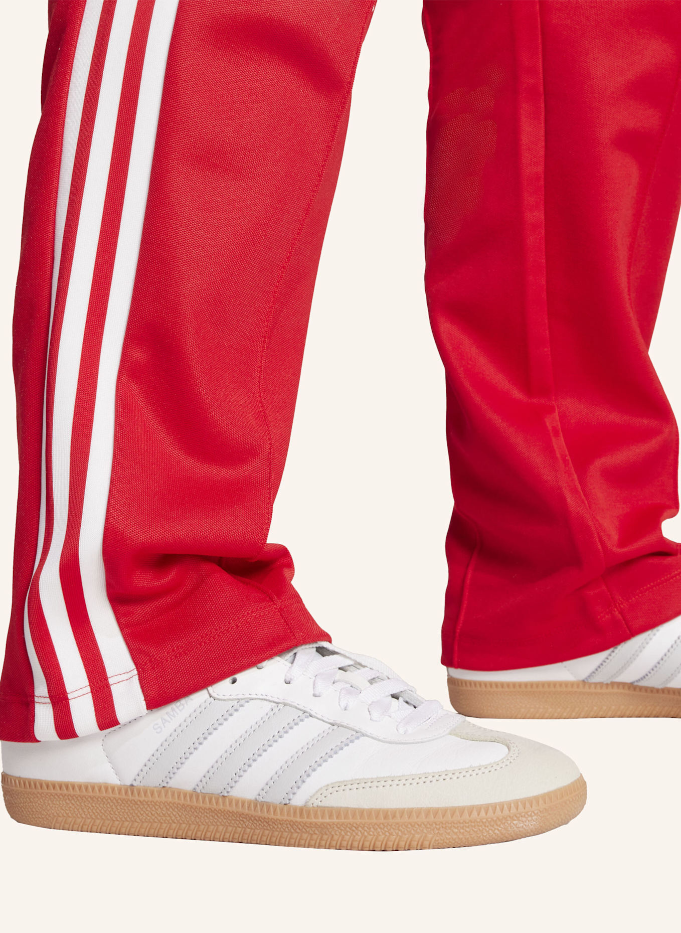 adidas Originals Track Pants ADICOLOR CLASSIC REGULAR TAPERED LEG: ROT/ WEISS