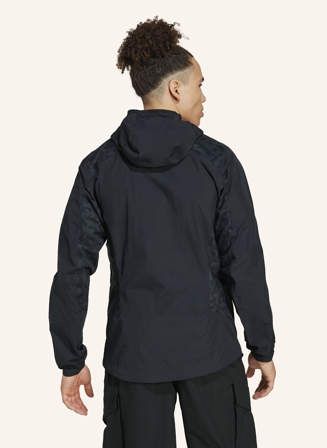adidas TERREX TERREX XPERIOR HYBRID RAIN.RDY REGENJACKE: SCHWARZ